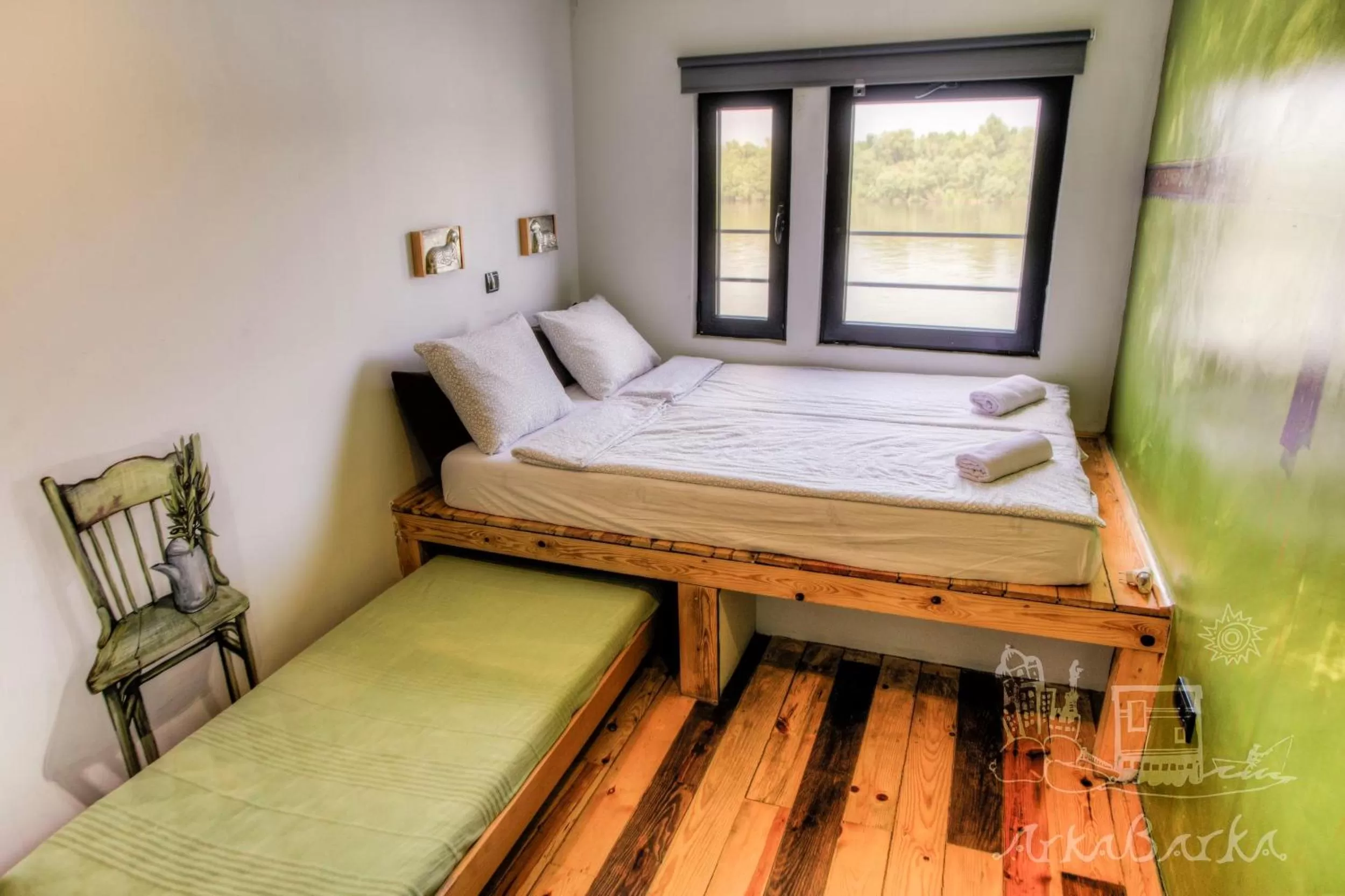 Spring, Bed in ArkaBarka 2- Floating Dream Rooms and Apartments