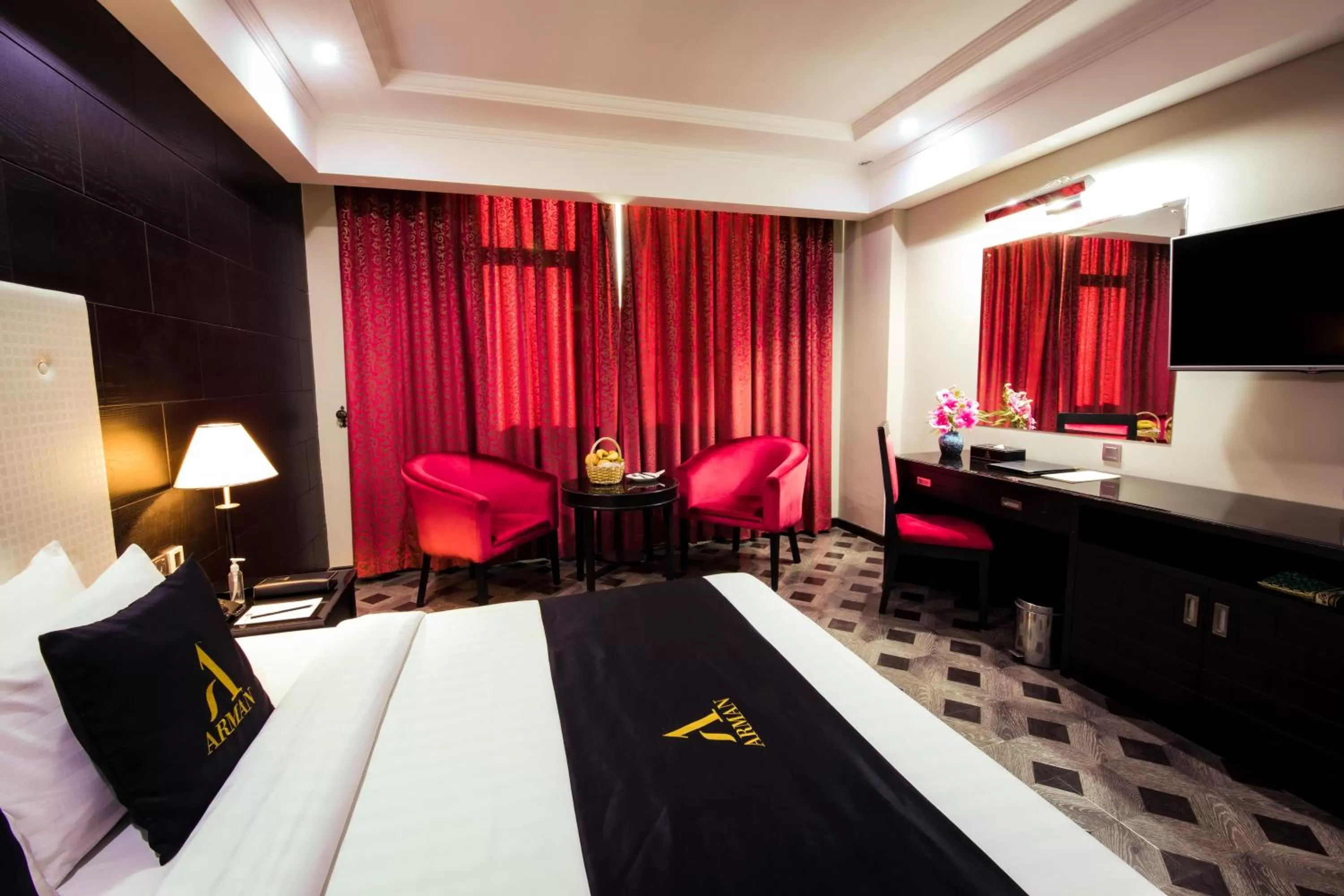 Bed in Arman Hotel Juffair Mall