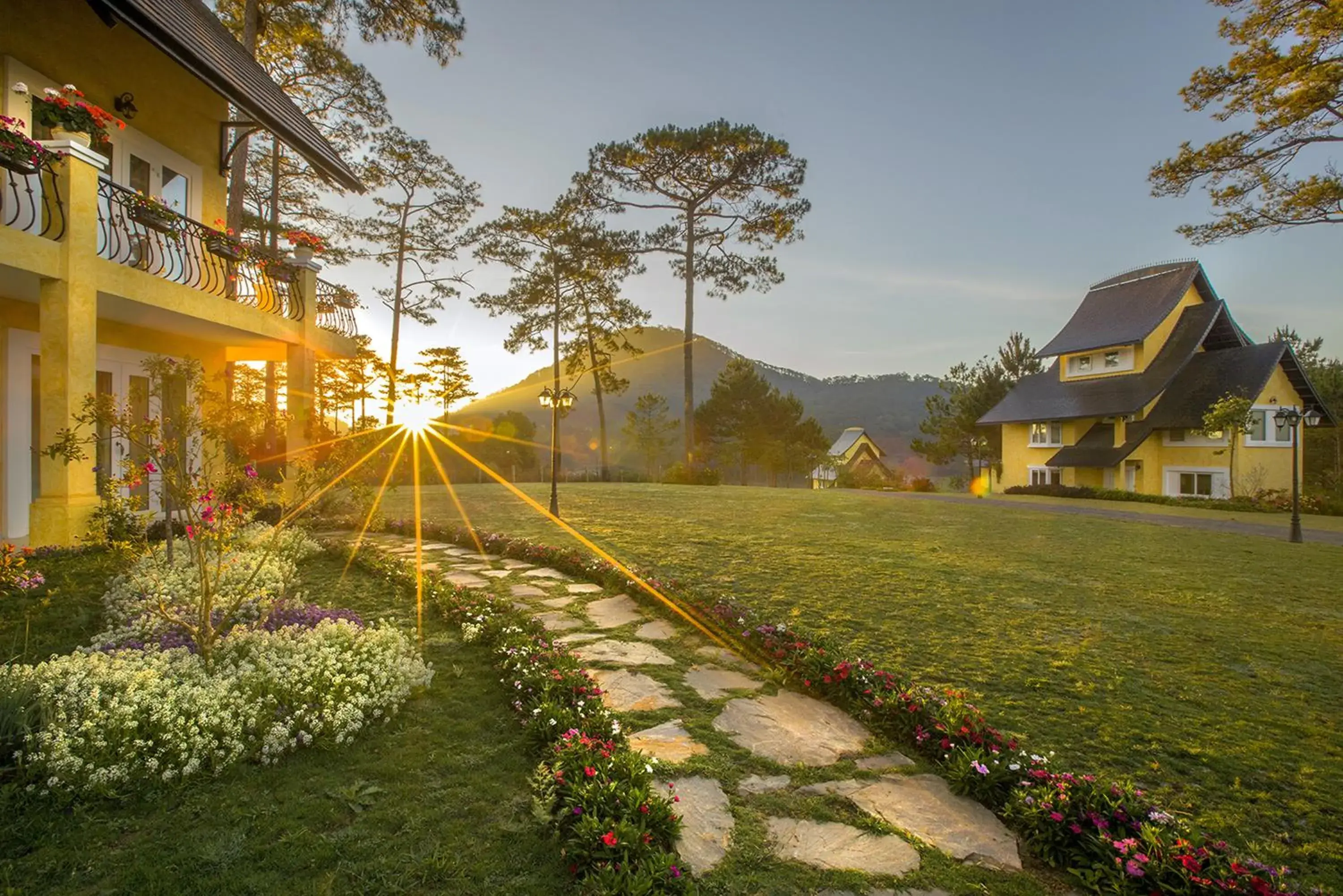 Garden view, Garden in Binh An Village Resort