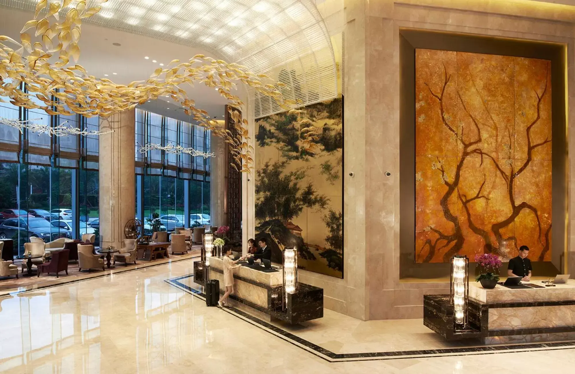 Lobby or reception in InterContinental Fuzhou Lobby or reception in InterContinental Fuzhou
