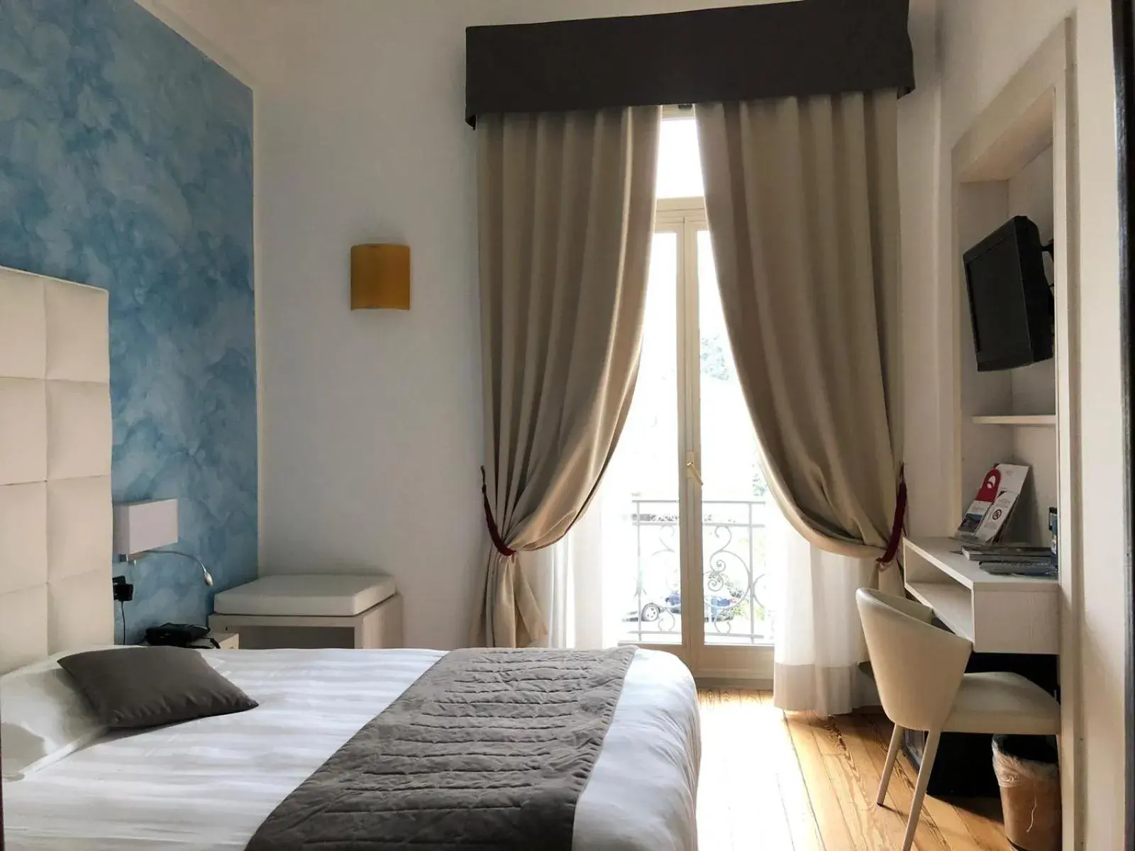 Bed in Hotel Parigi & Spa