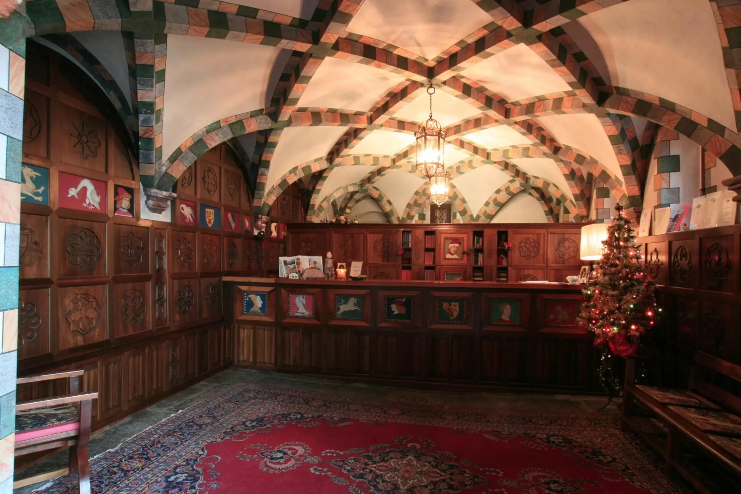 Lobby or reception in Castello Di Pavone