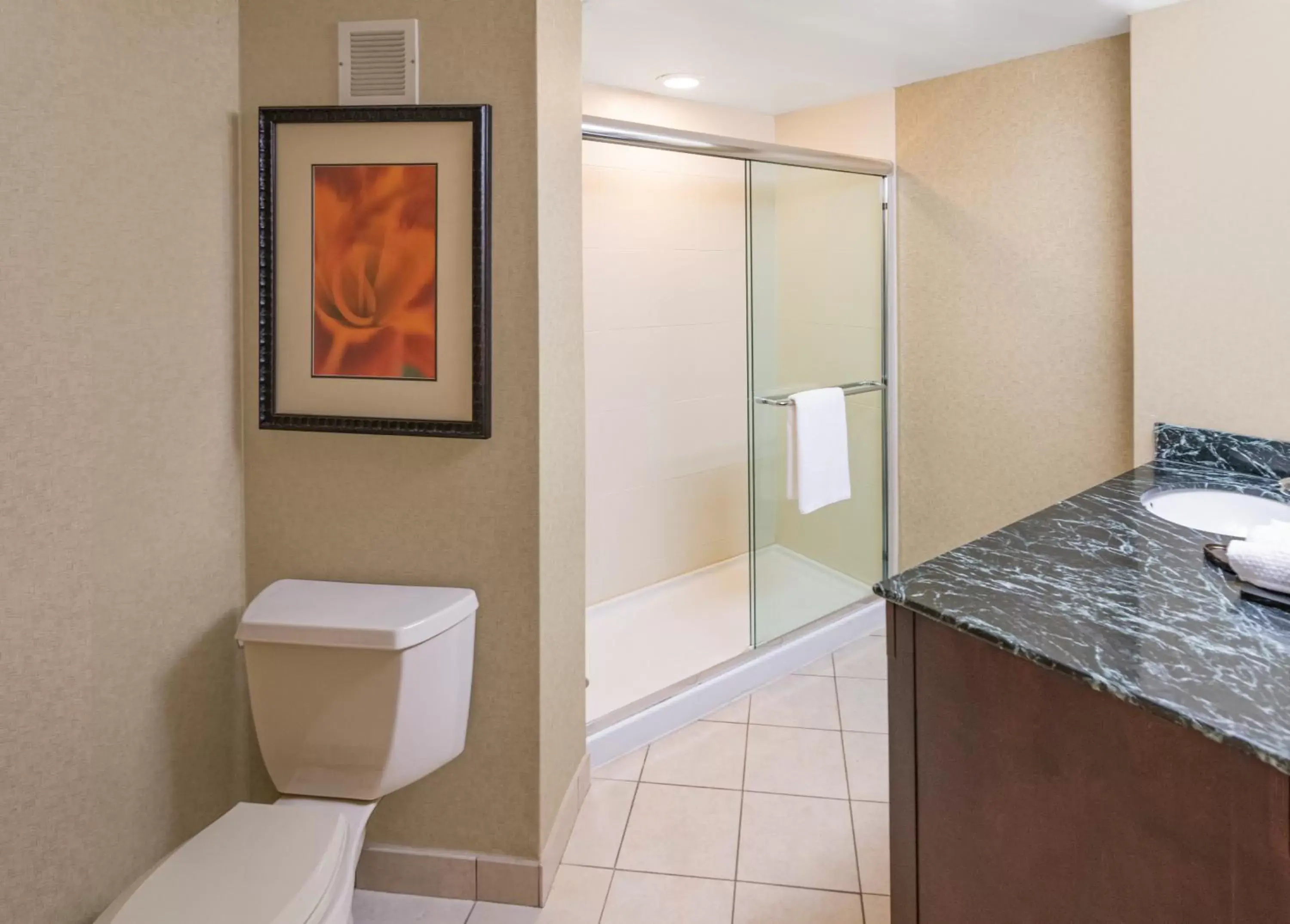 Bathroom in Harmony Suites Secaucus Meadowlands