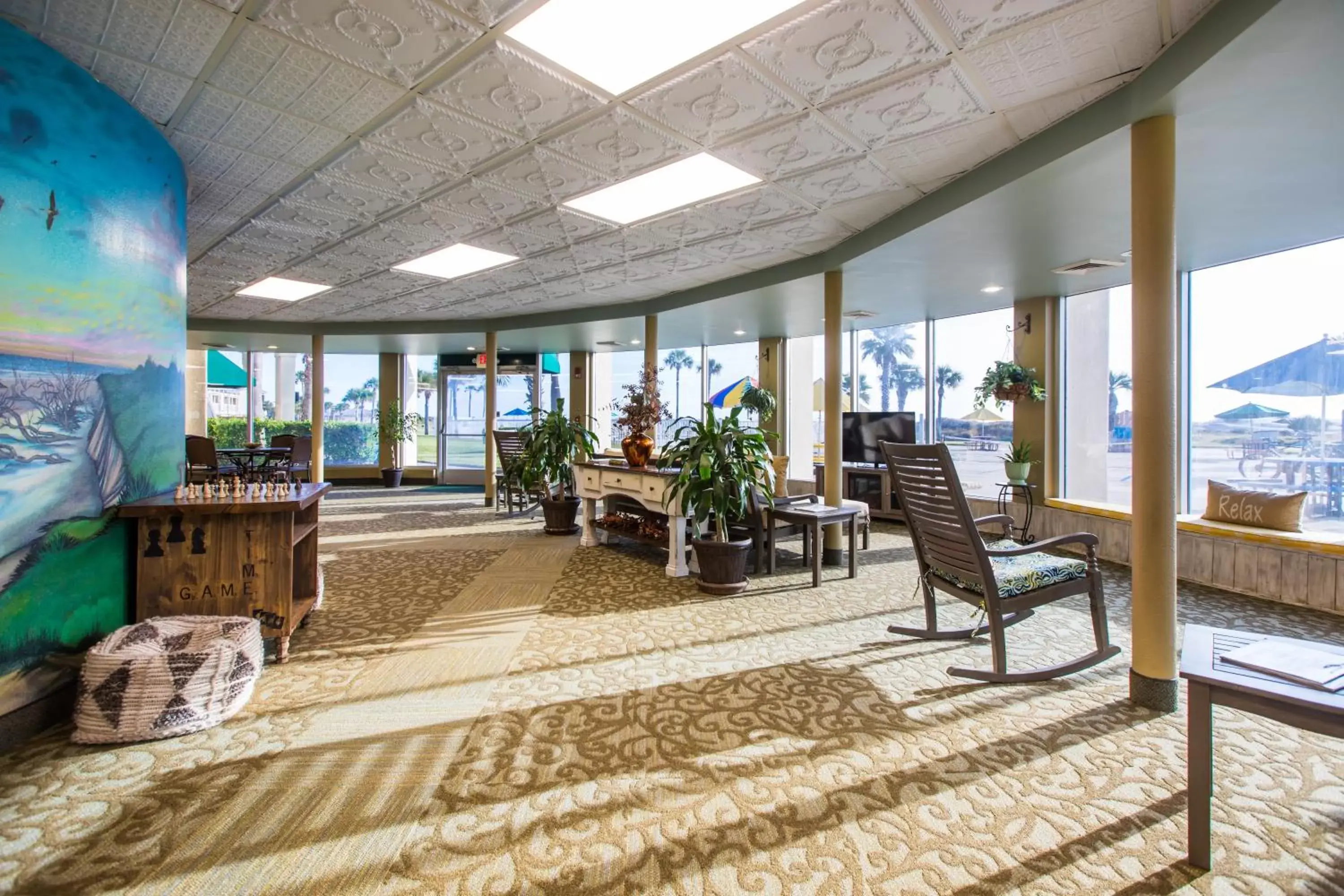 Lobby or reception in Days Inn & Suites by Wyndham Jekyll Island