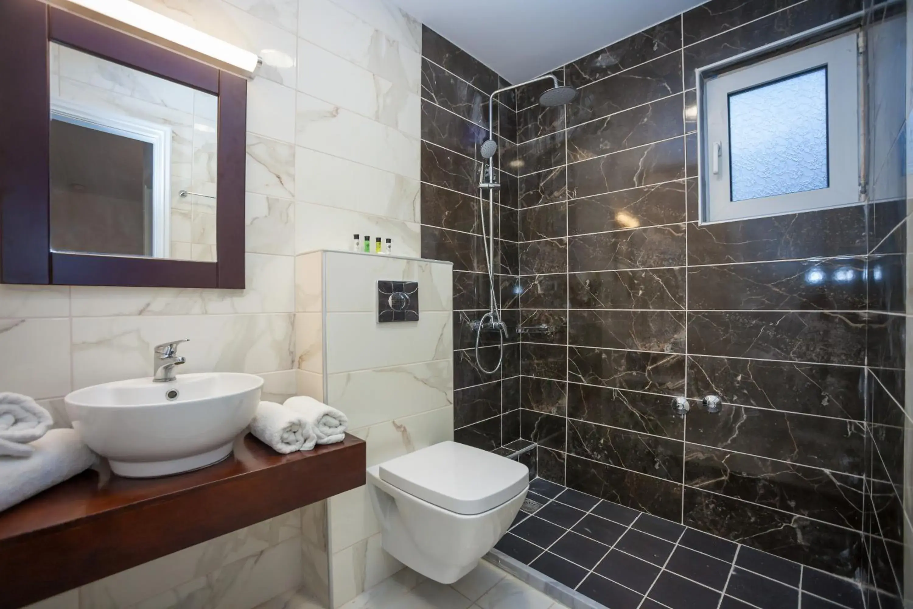 Shower, Bathroom in Elounda Water Park Residence Hotel