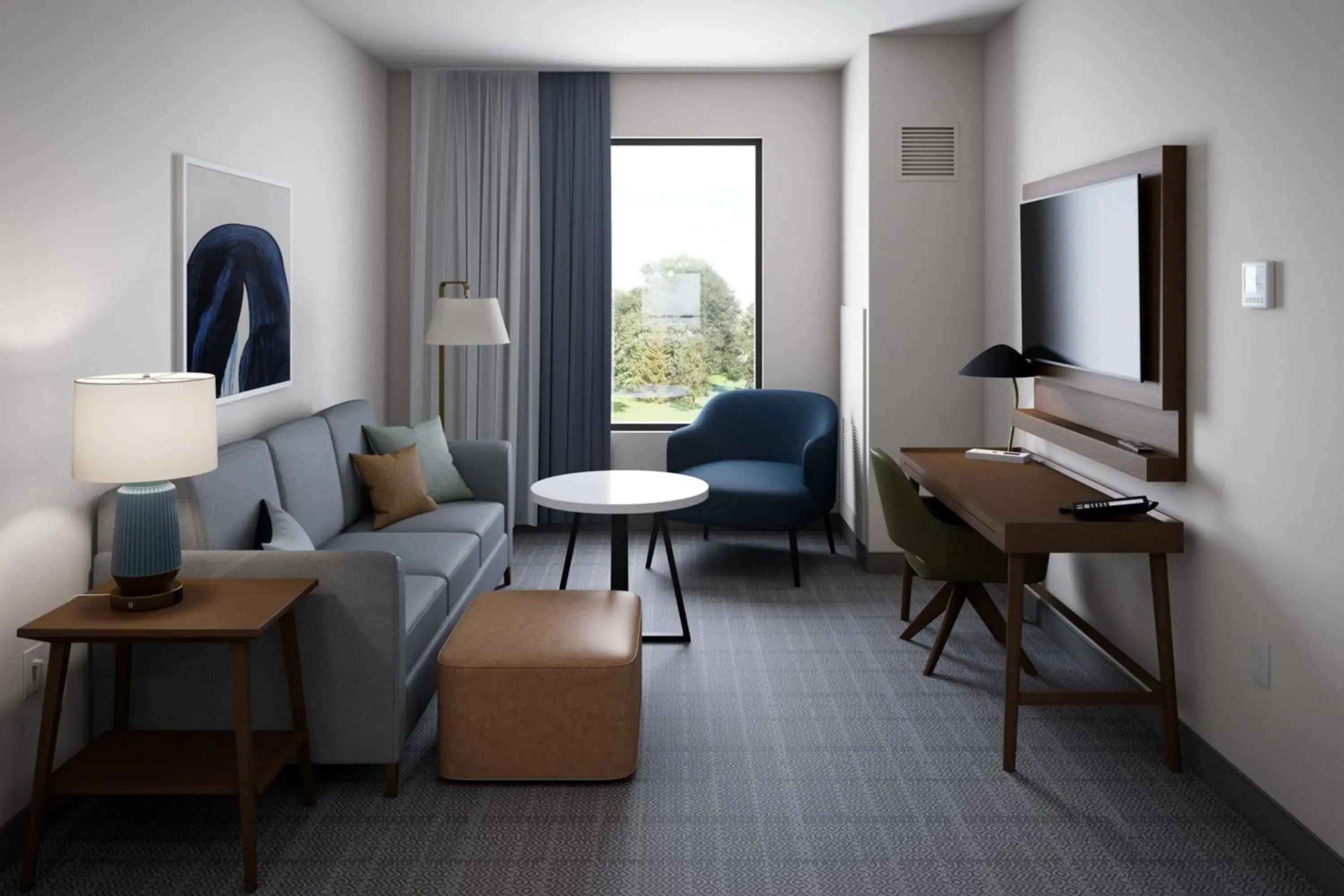 Bedroom, Seating Area in Staybridge Suites - Dawson Creek, an IHG Hotel