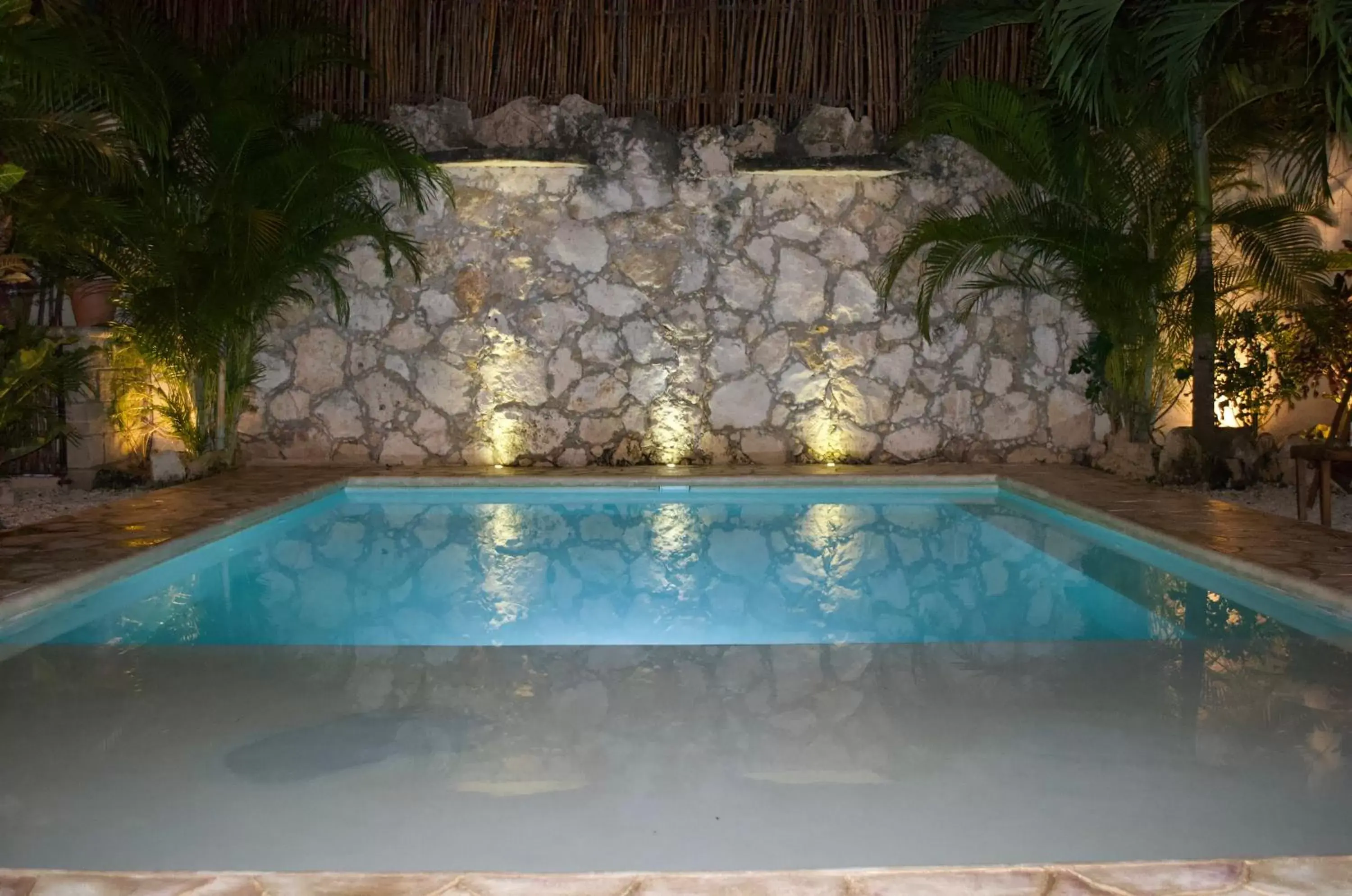 Night, Swimming Pool in Aldea San Lam - Oasis Of Tulum