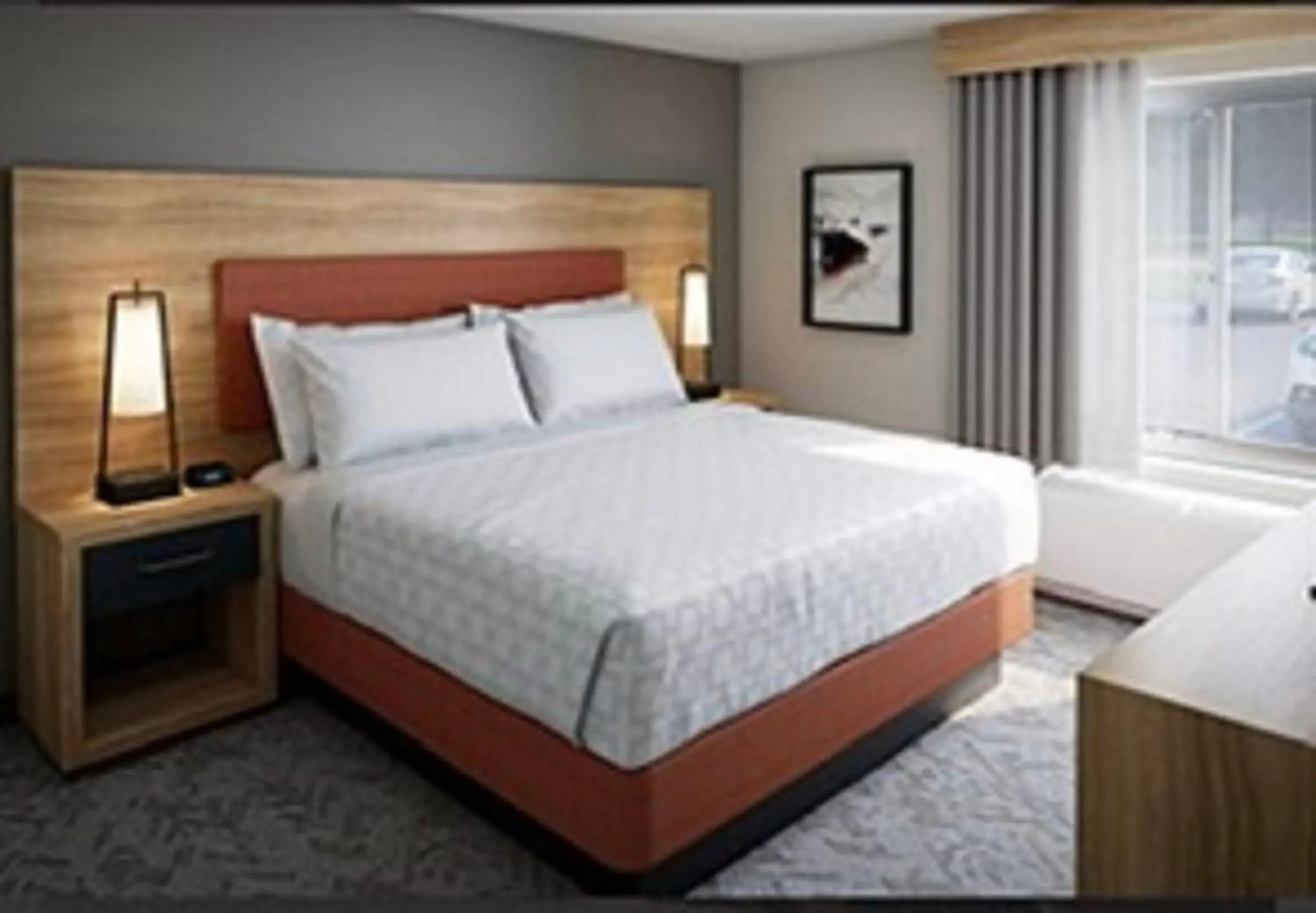 Photo of the whole room, Bed in Candlewood Suites Mount Pleasant, an IHG Hotel