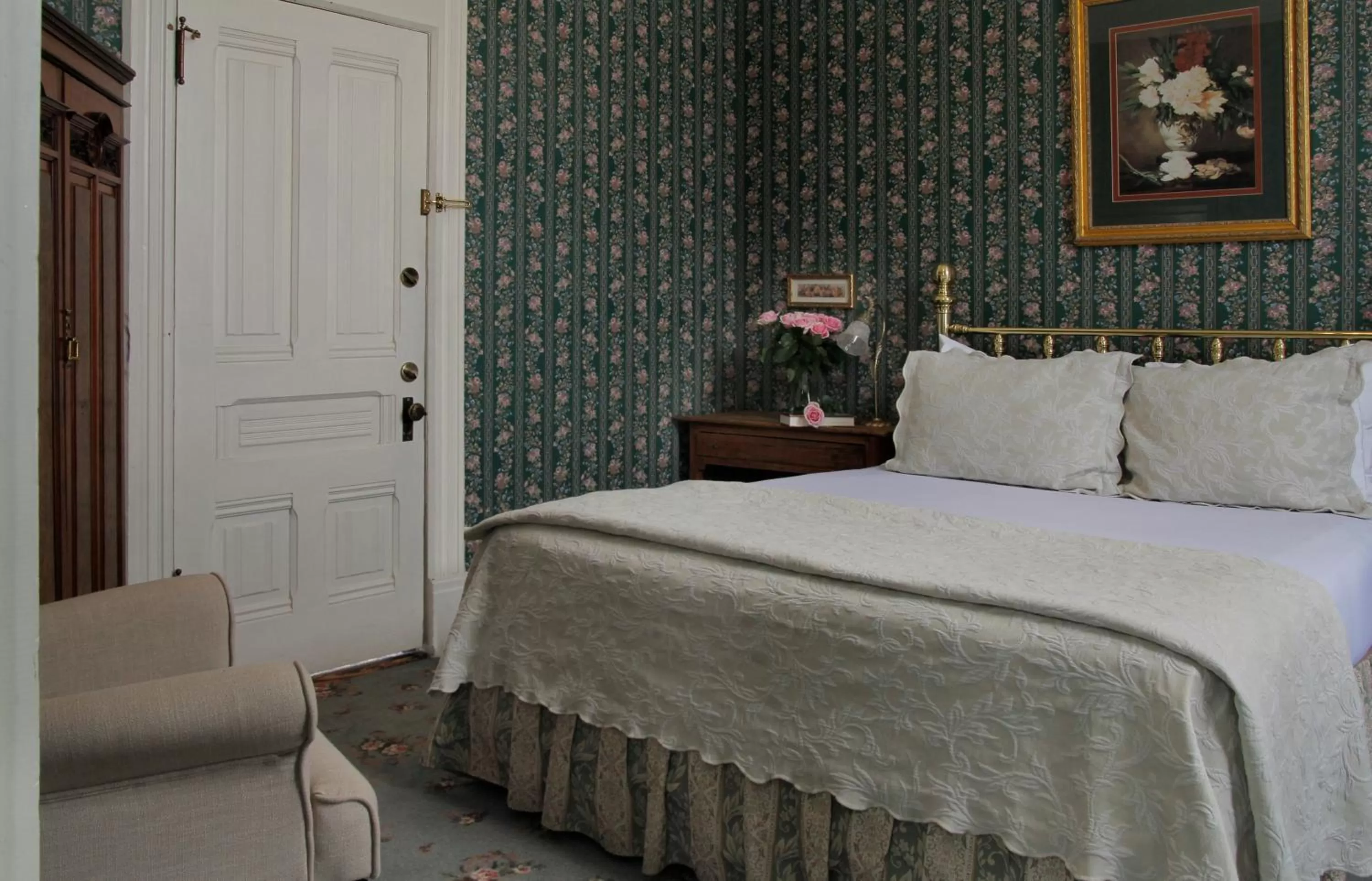 Bed in Victorian Inn