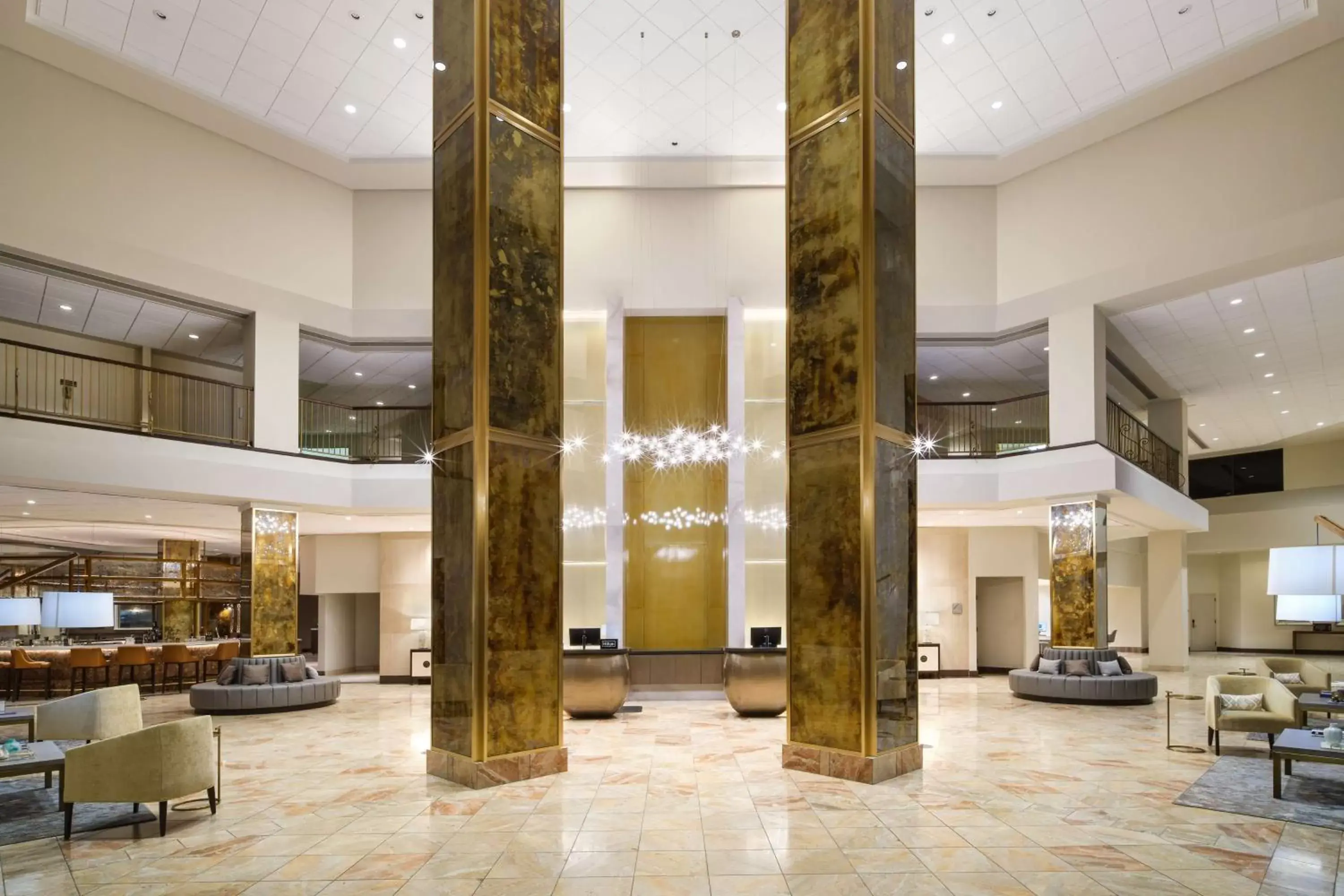 Lobby or reception in Hilton Richardson Dallas, TX Lobby or reception in Hilton Richardson Dallas, TX