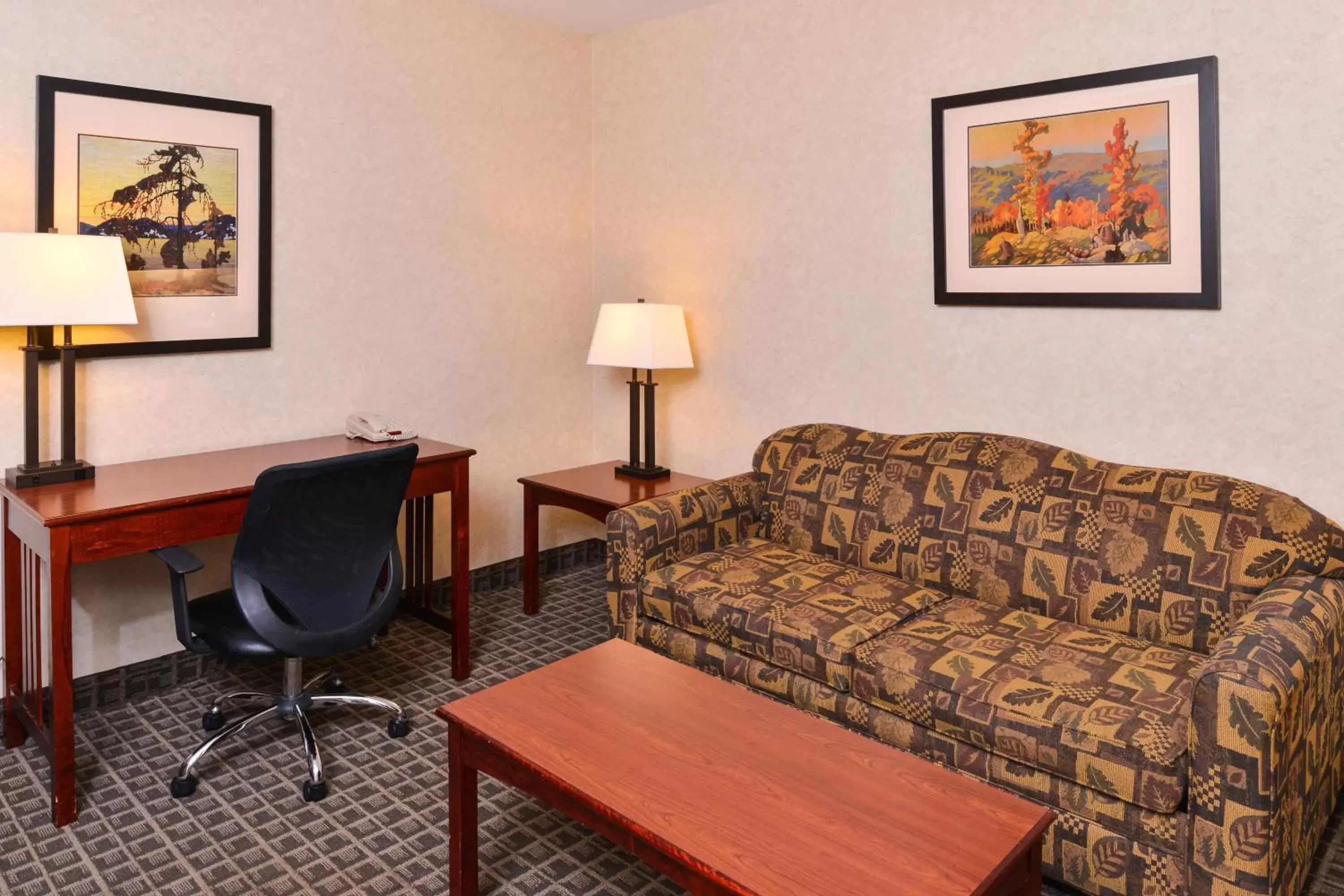 Photo of the whole room, Seating Area in Holiday Inn Express Edmonton North, an IHG Hotel