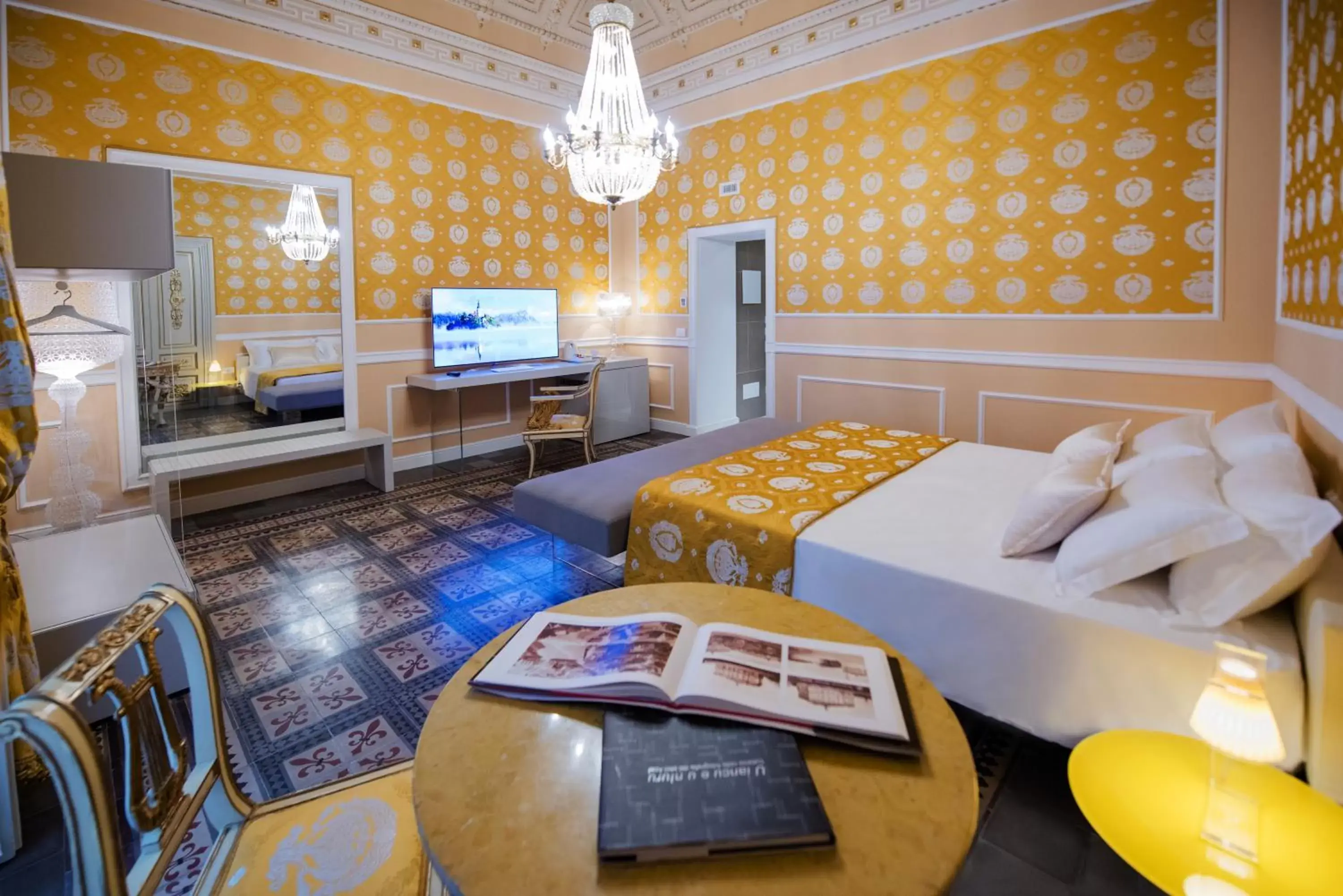 Bedroom in Palazzo Marletta Luxury House Hotel