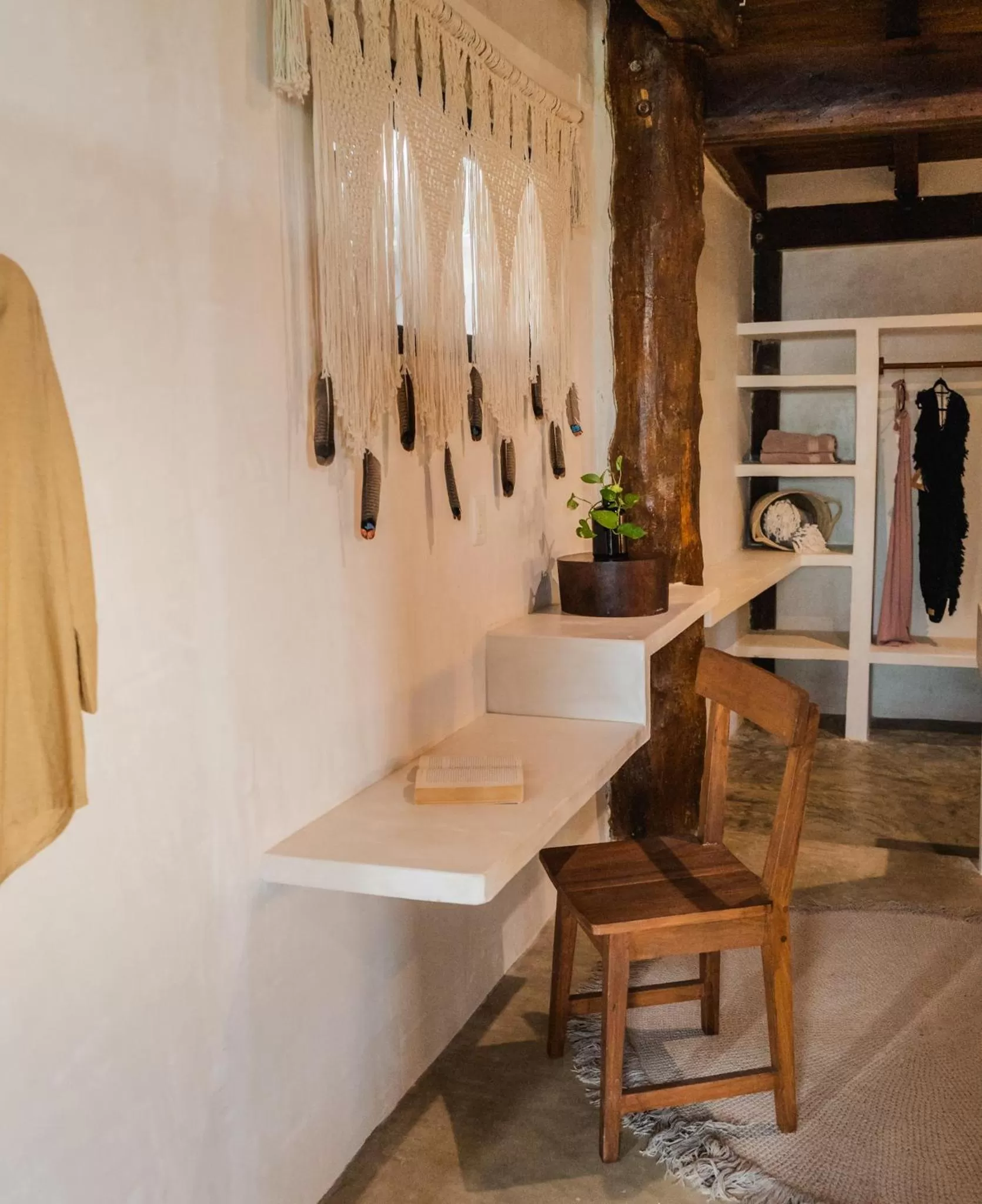 wardrobe in Amansala Resort