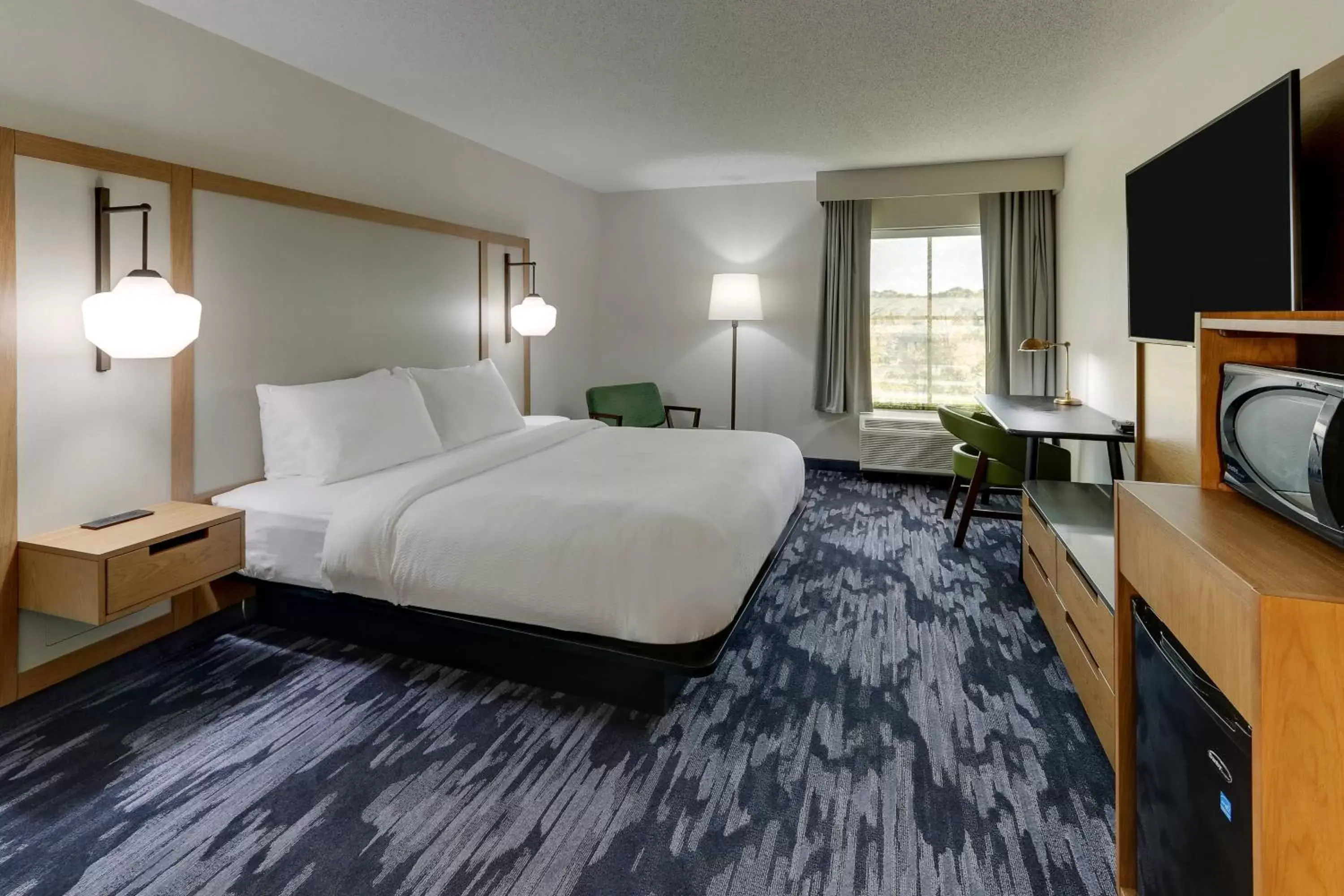 Photo of the whole room, Bed in Fairfield Inn & Suites Southport