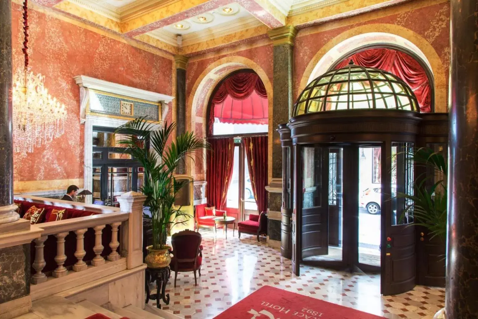 Lobby or reception in Pera Palace Hotel