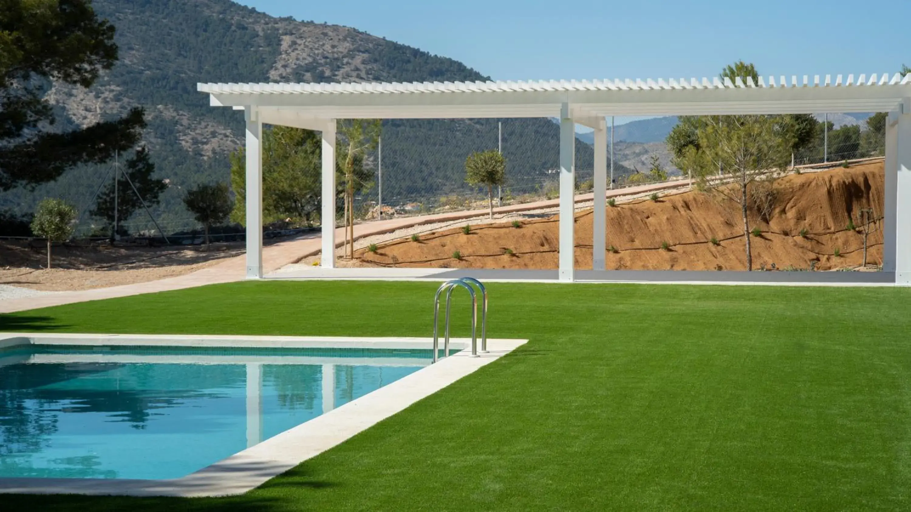 Garden, Swimming Pool in Puig Campana Nature Suites Hotel & BTT