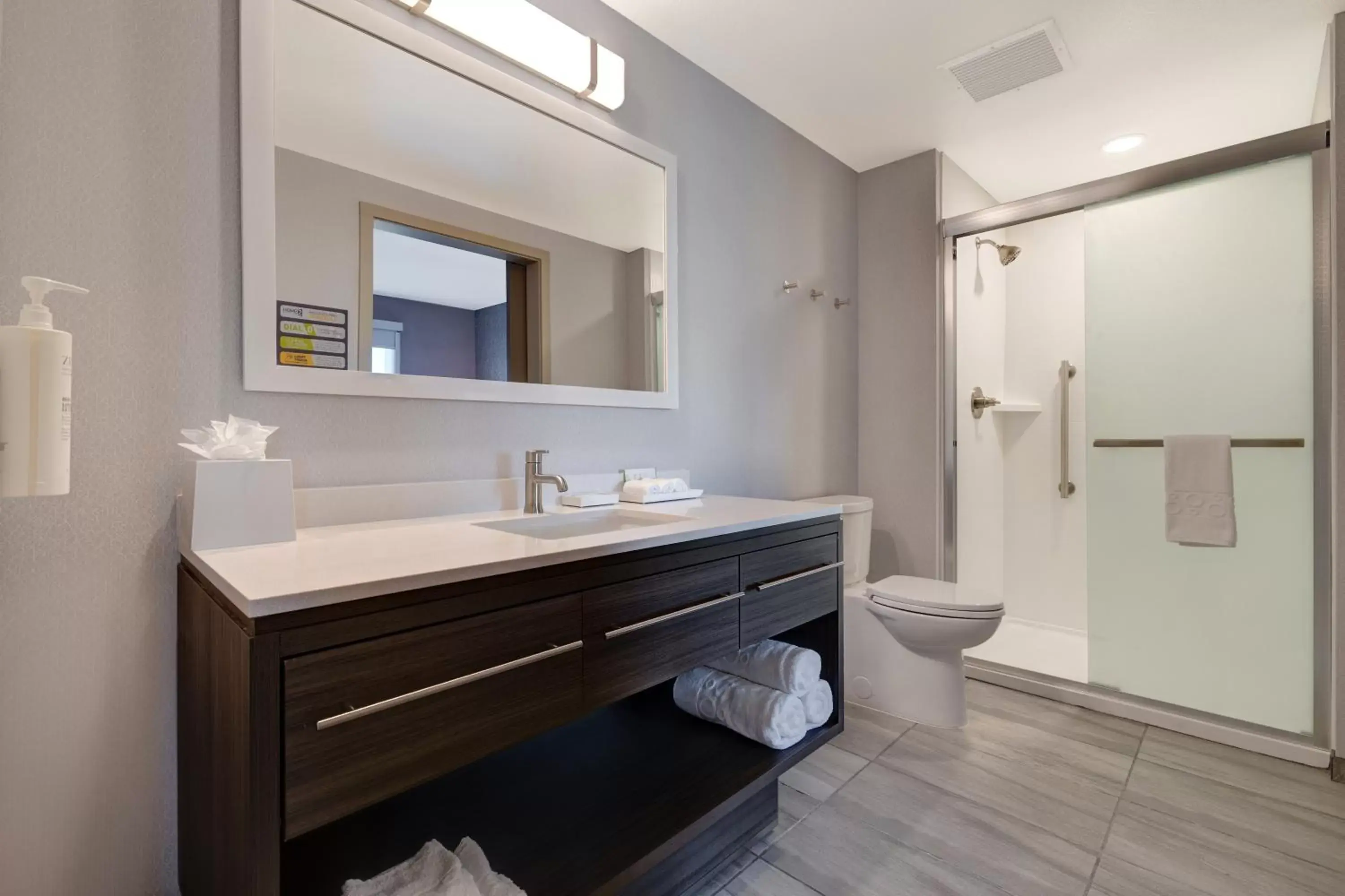 Shower, Bathroom in Home2 Suites By Hilton Petaluma