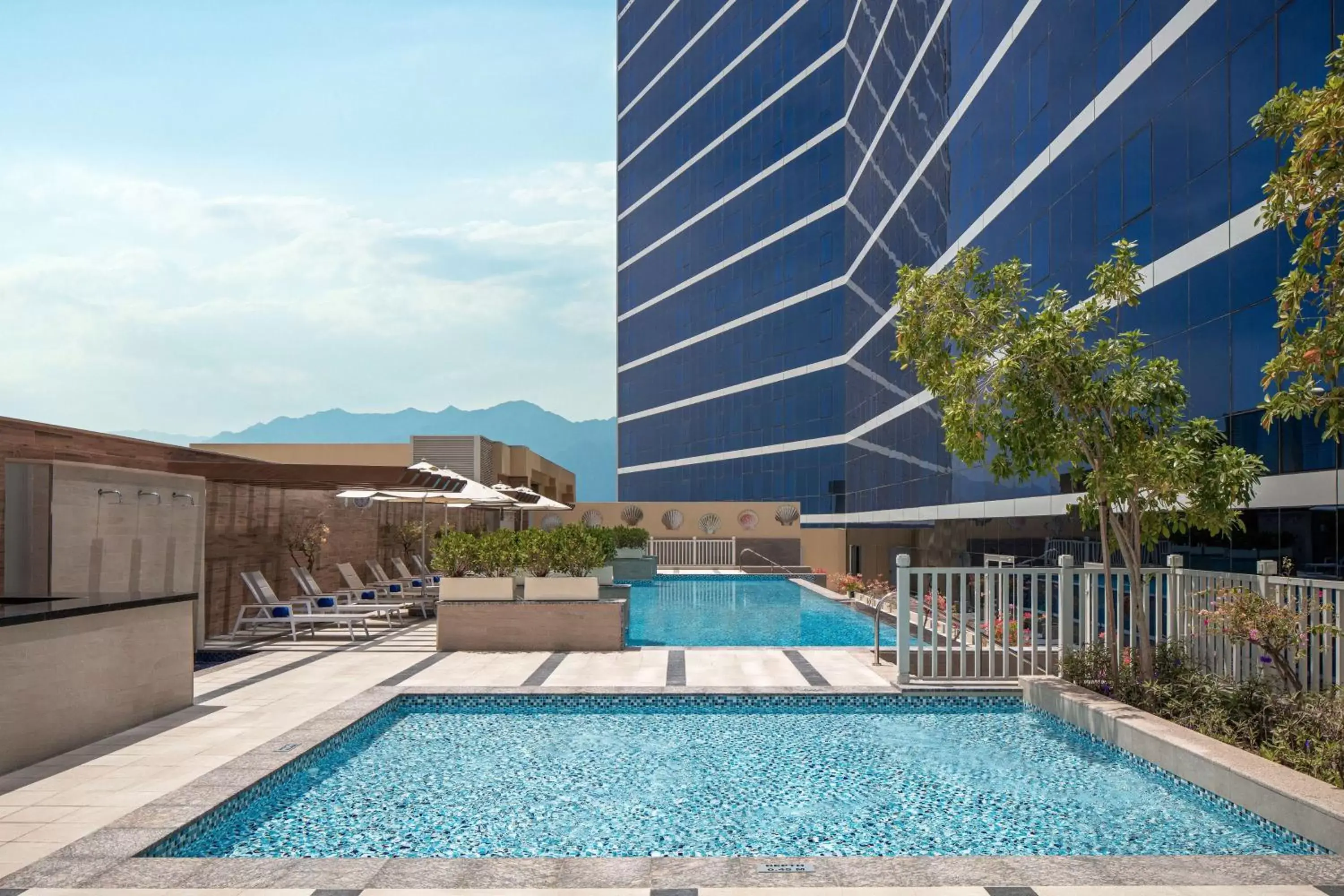 Pool view, Swimming Pool in Doubletree By Hilton Fujairah City