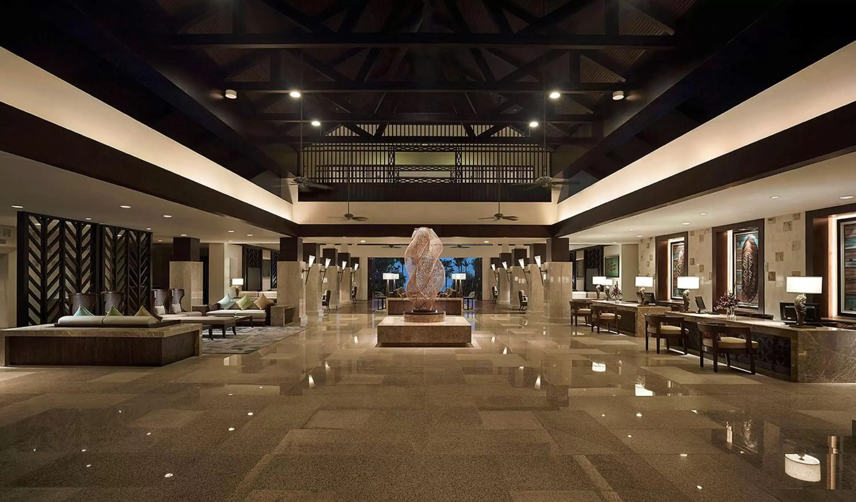 Lobby or reception in Shangri-La Rasa Ria, Kota Kinabalu