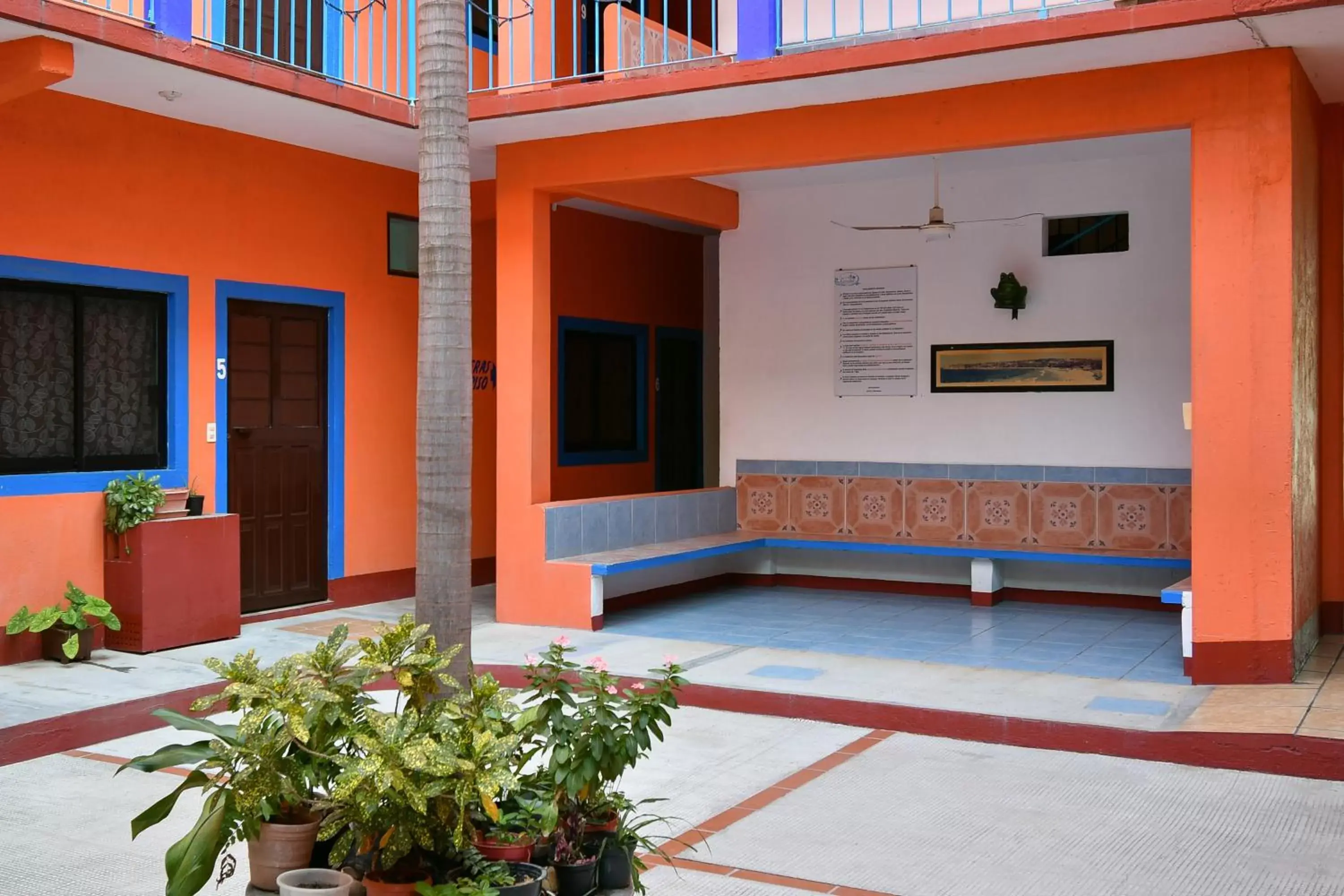 Lobby or reception in Hotel Costamar, Puerto Escondido