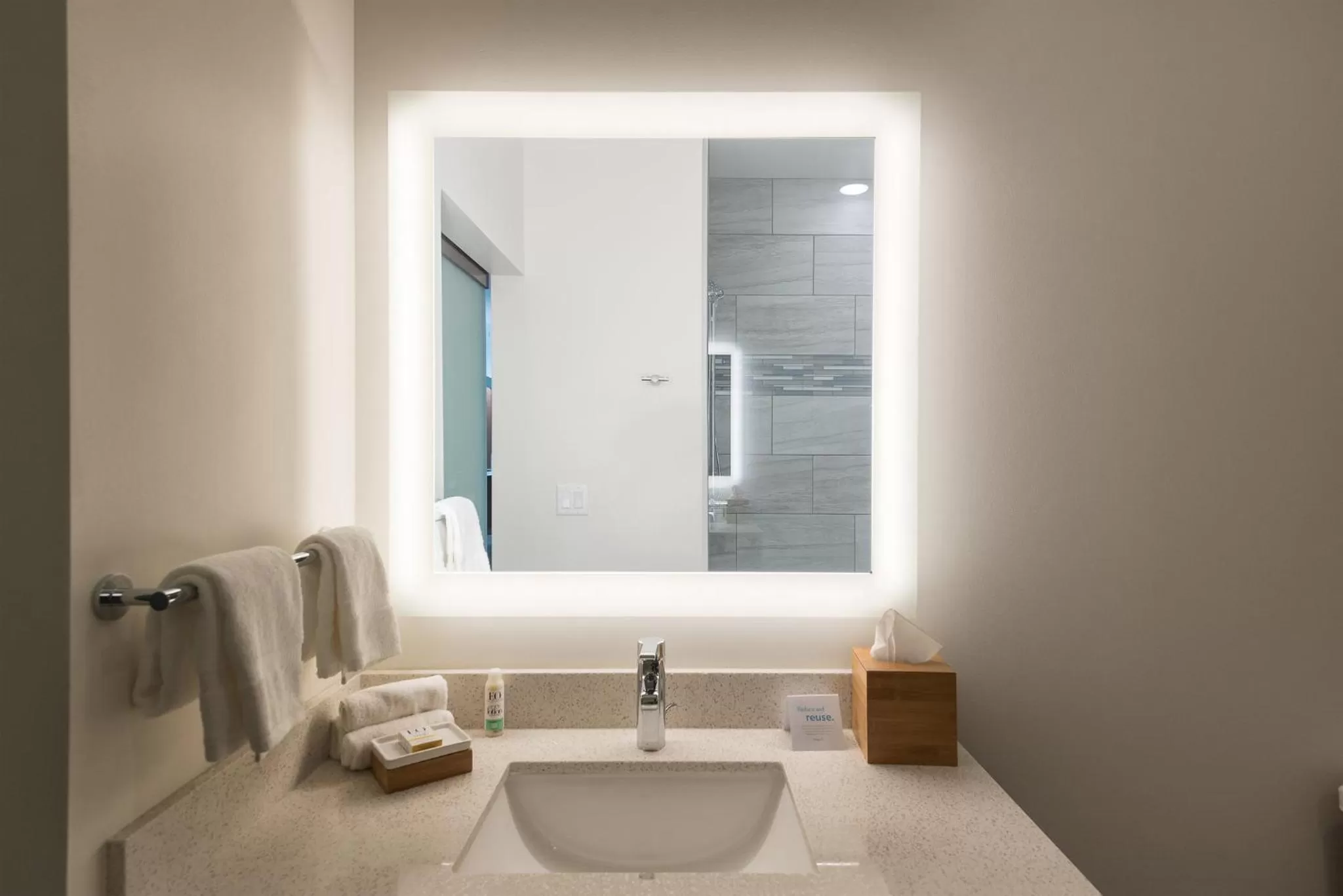 Bathroom in EVEN Hotel Omaha Downtown - Old Market by IHG