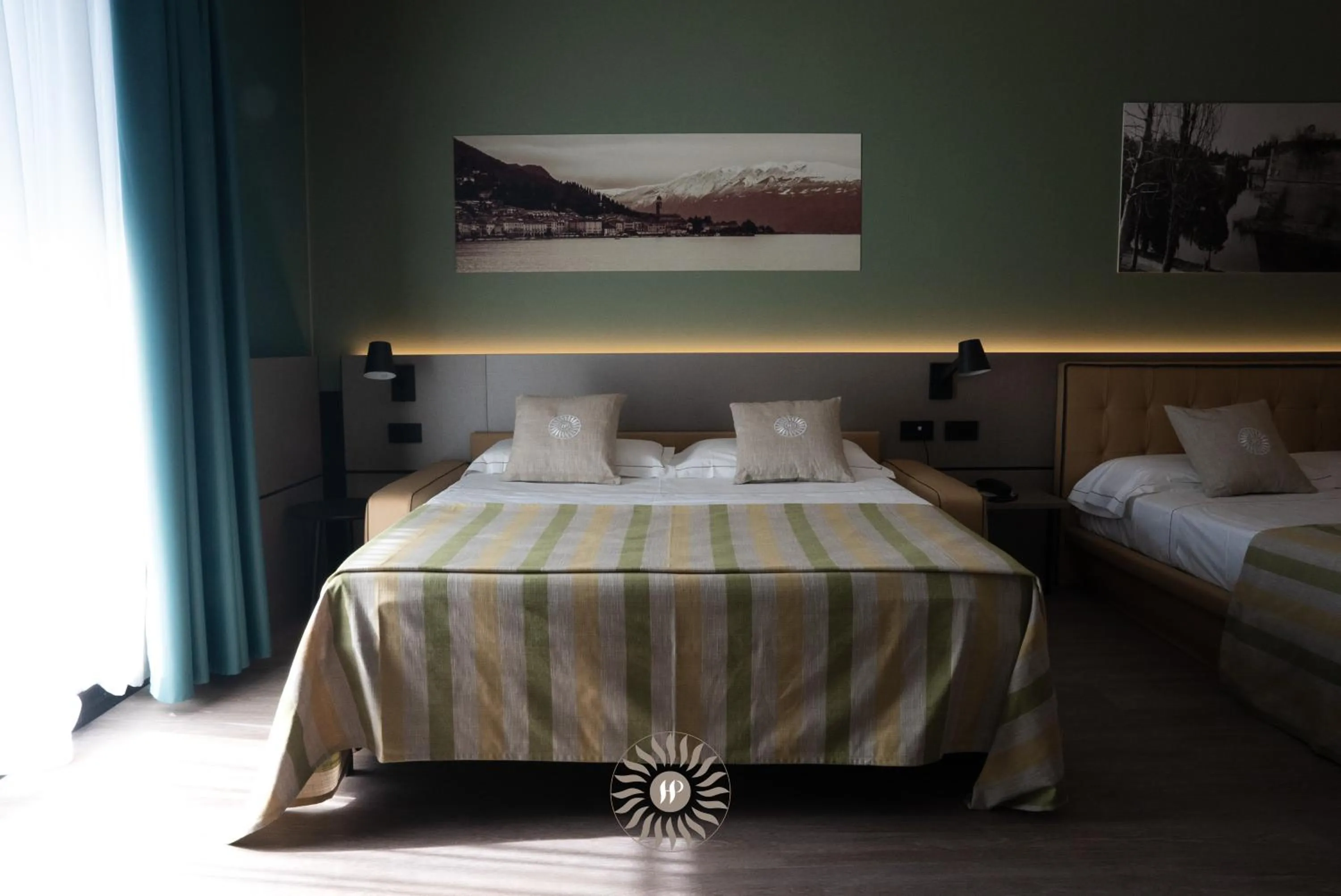 Bed in Hotel Puccini
