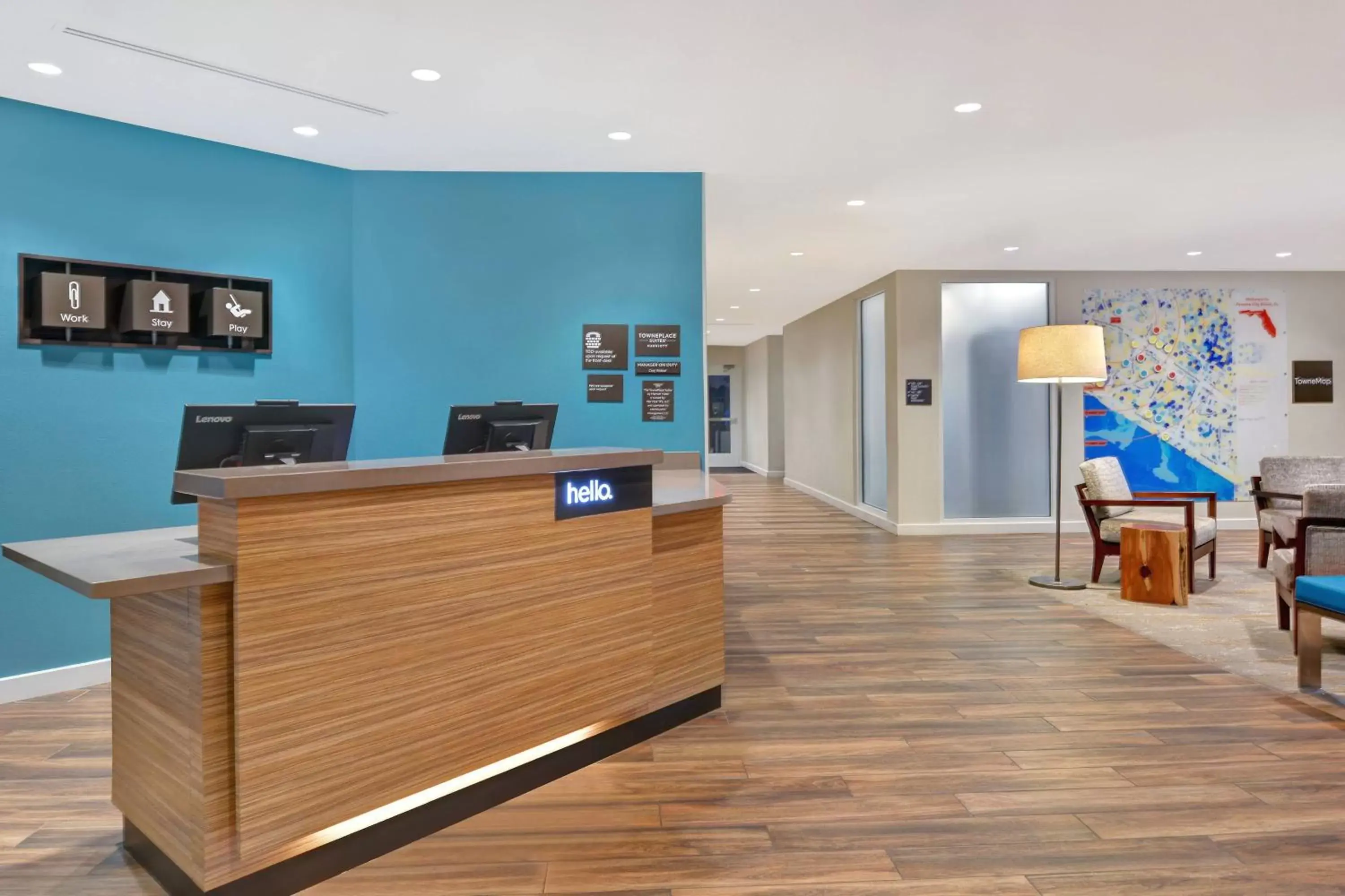 Lobby or reception, Lobby/Reception in TownePlace Suites by Marriott Panama City Beach Pier Park