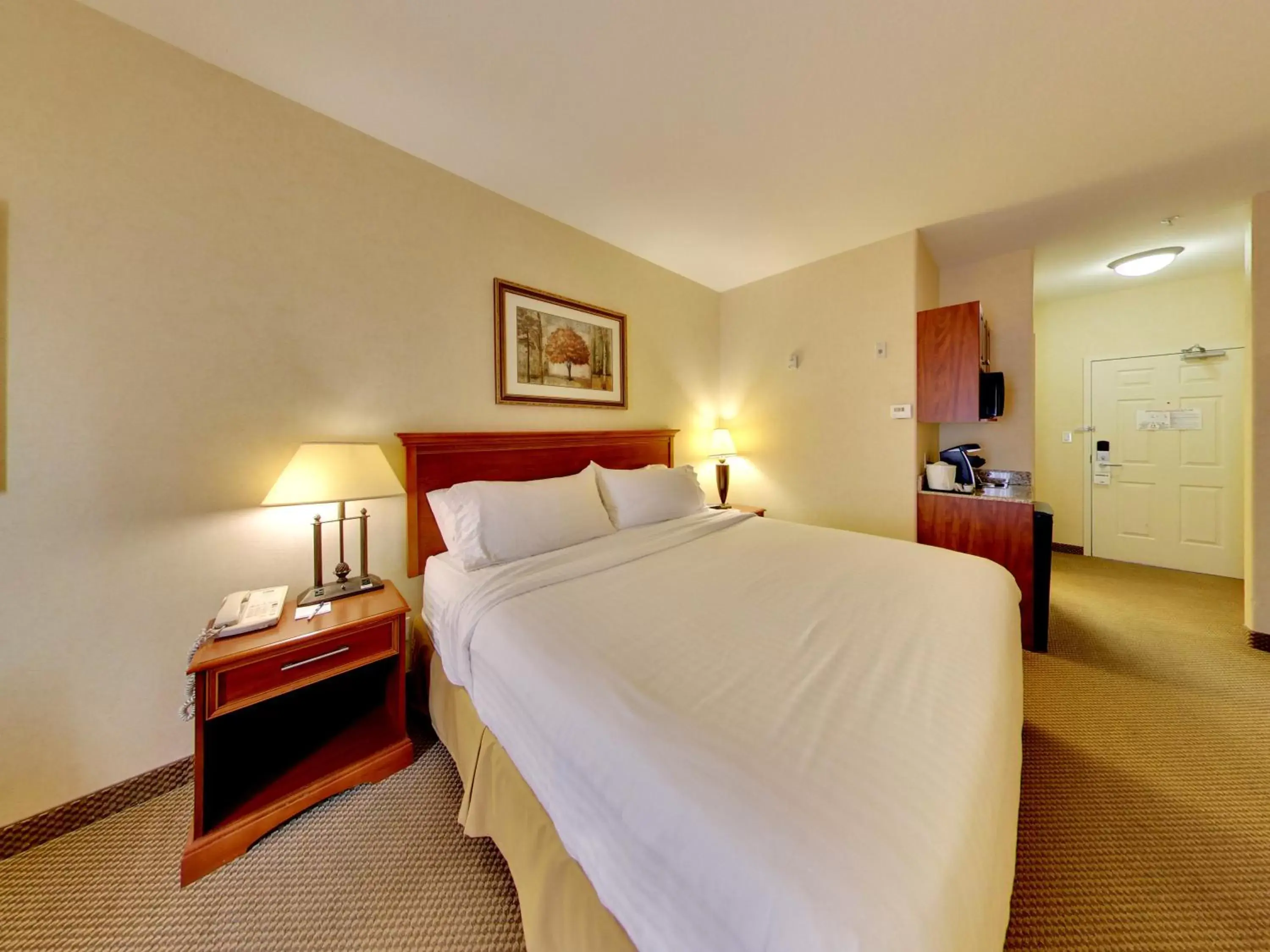 Photo of the whole room, Bed in Holiday Inn Express Hotel & Suites - Edmonton International Airport, an IHG Hotel