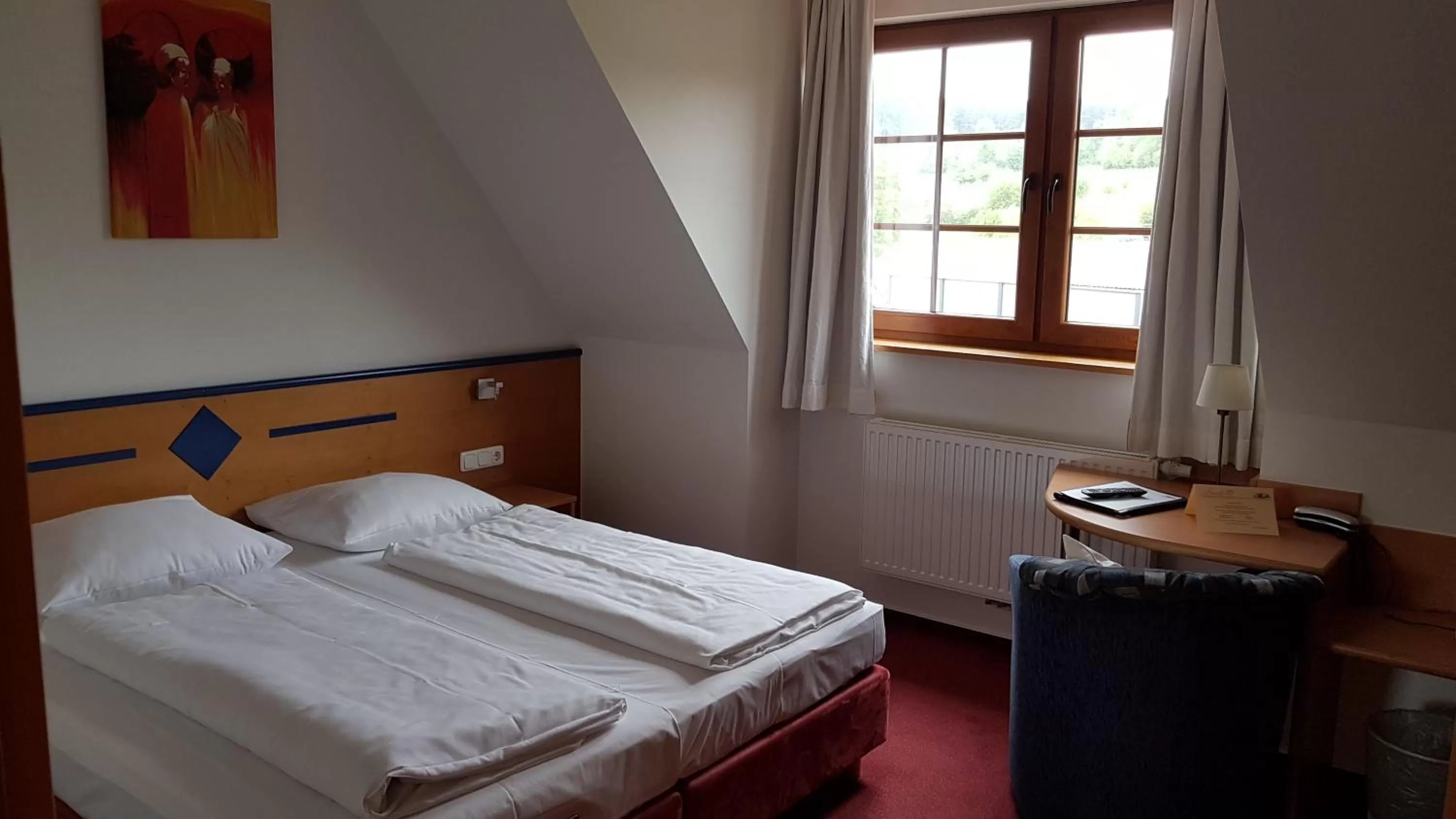 Bed in Landhotel Geiselwind