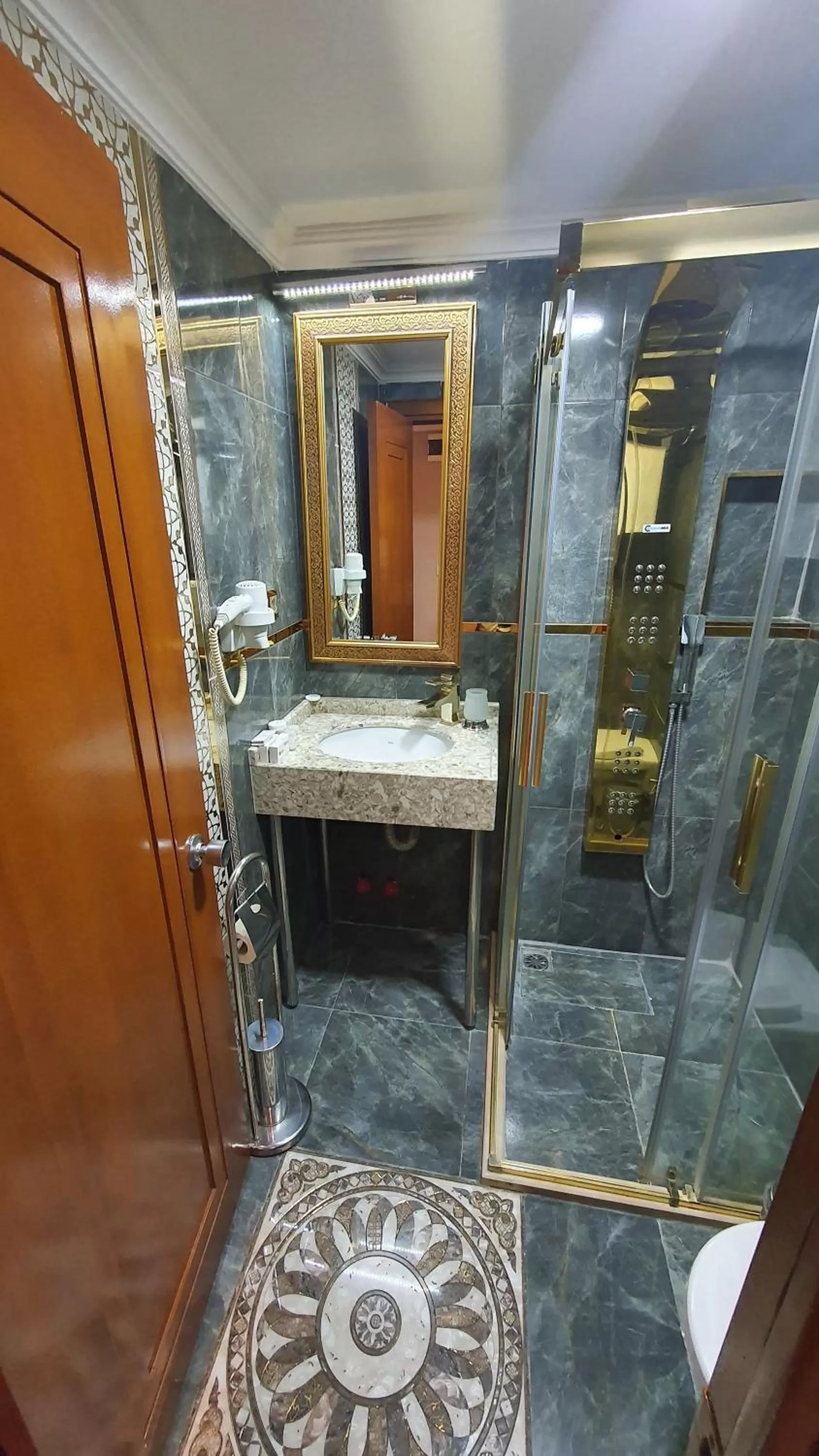 Shower in Asur Hotel