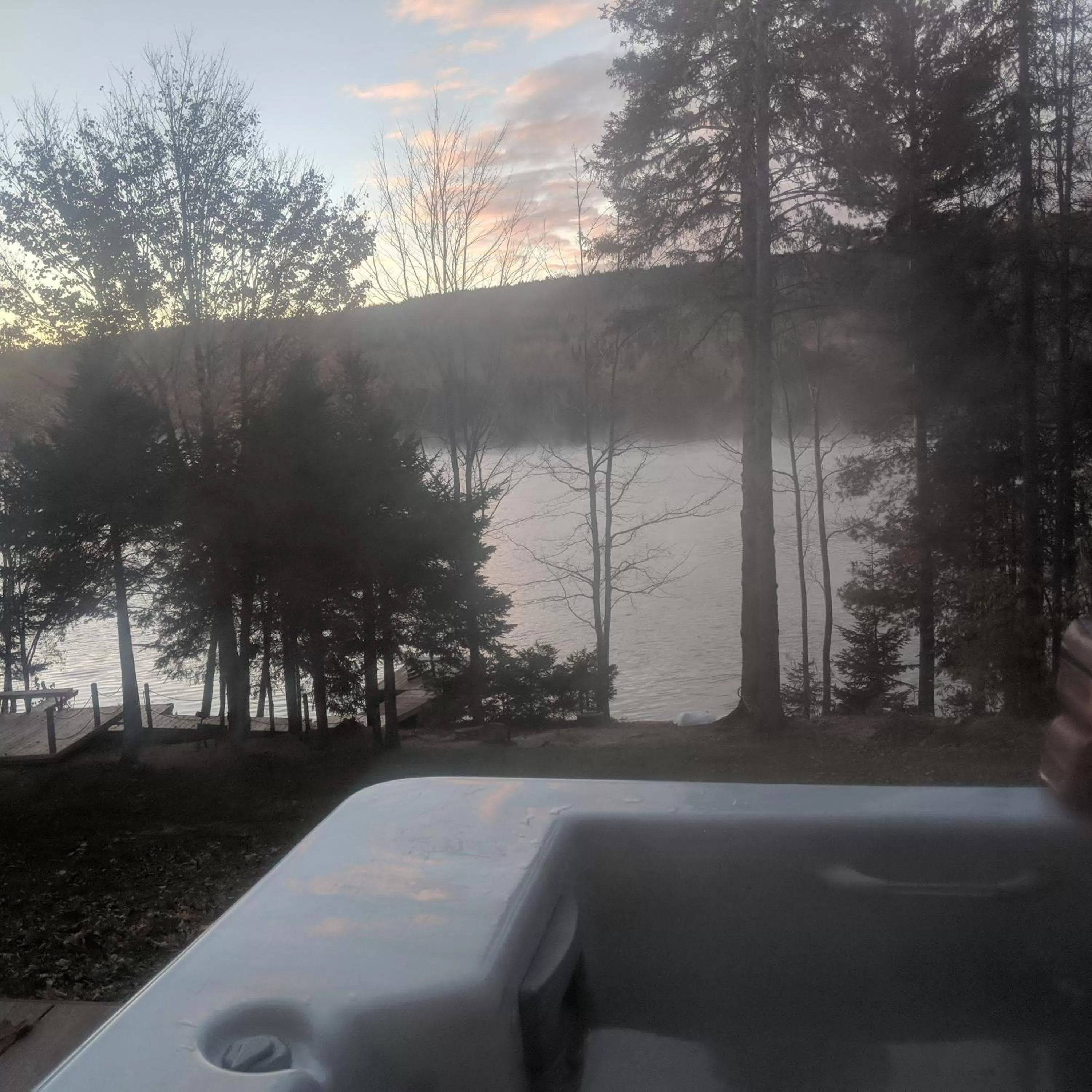 Hot Tub in Strong Timbers BnB