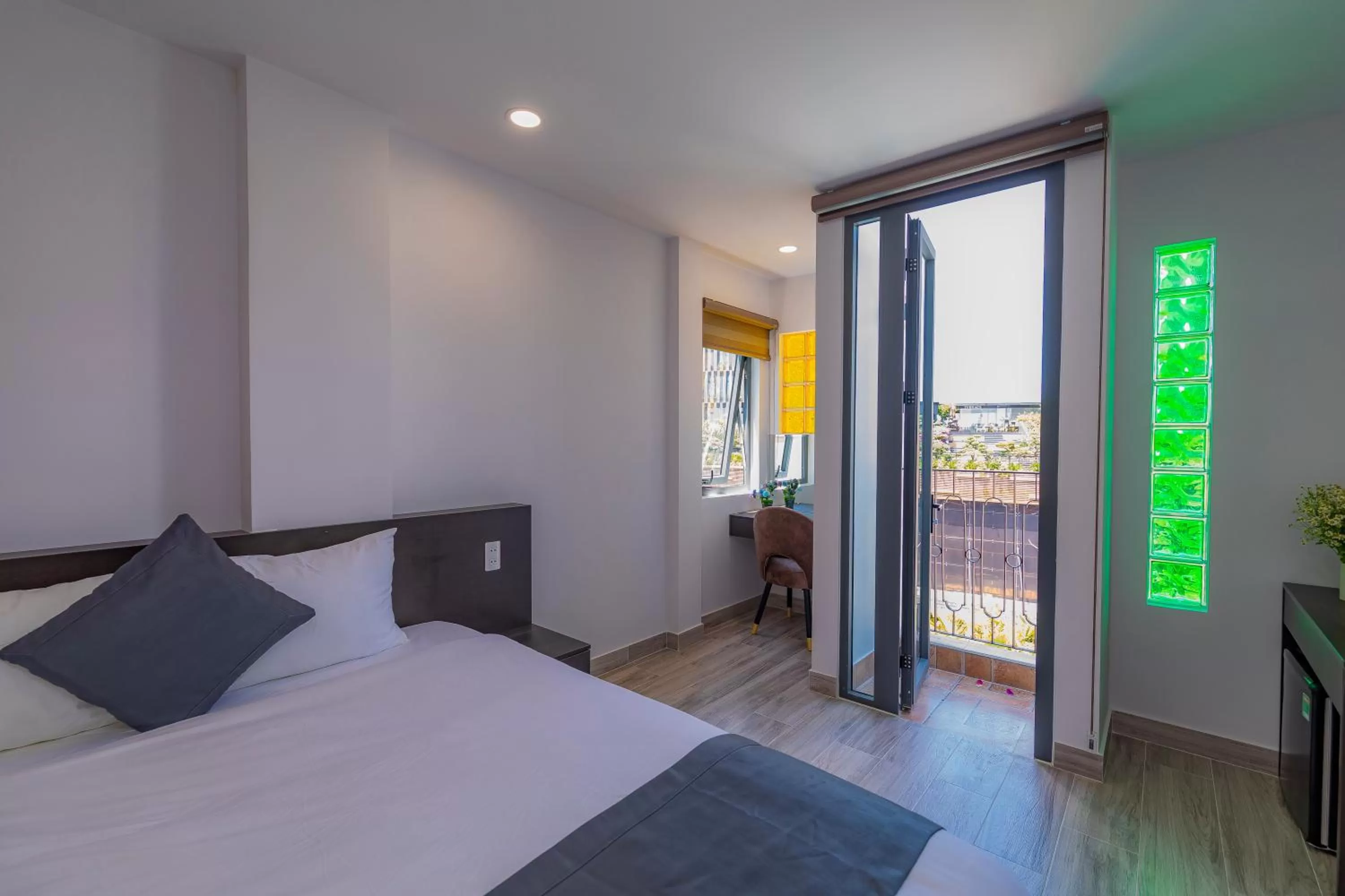 Bed in Khanh Uyen 3 Hotel