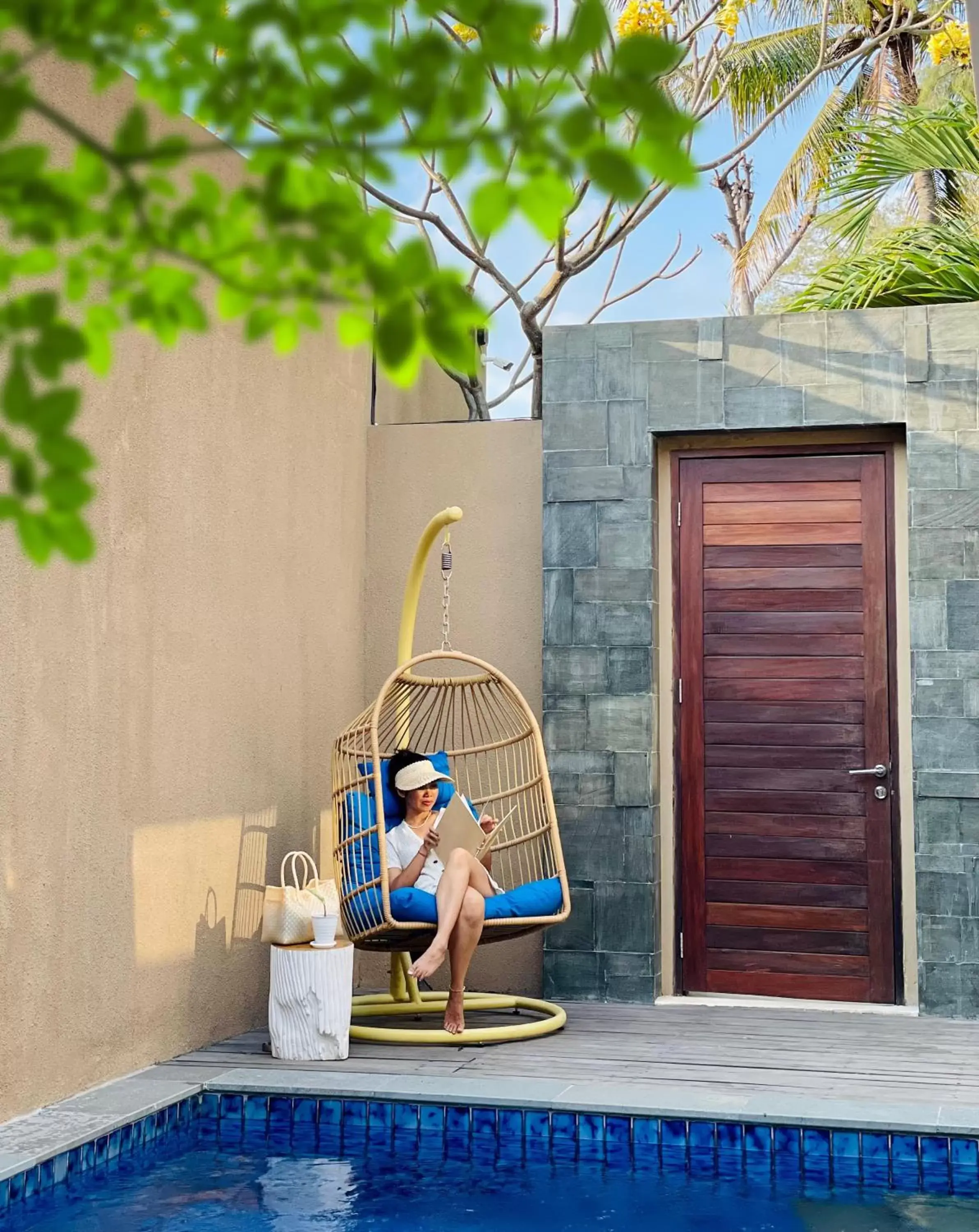 Swimming pool in Taj Maza Sunset Villas Swimming pool in Taj Maza Sunset Villas