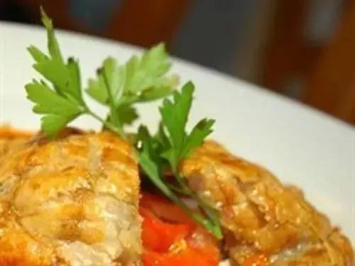 Dining area in The New Inn Dining area in The New Inn