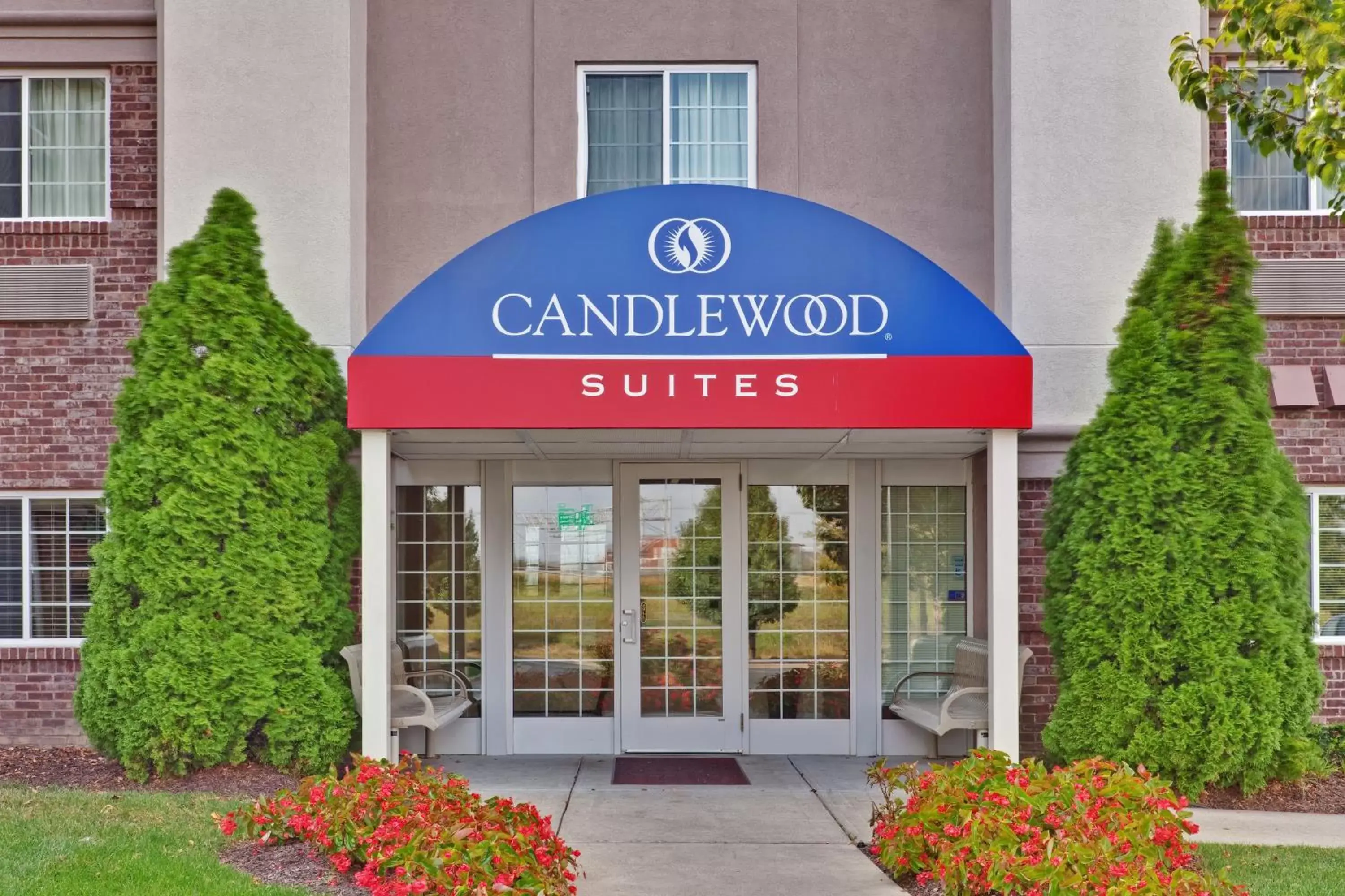 Property building in Candlewood Suites Indianapolis Northeast, an IHG Hotel