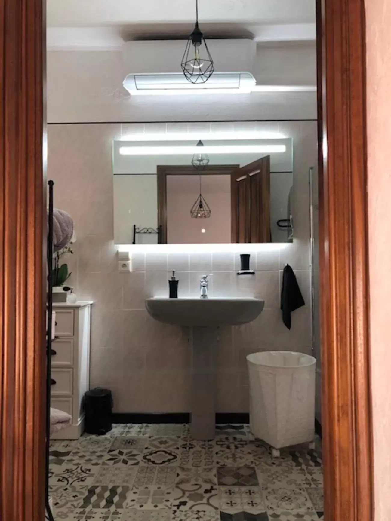 Bathroom in villa santa rita