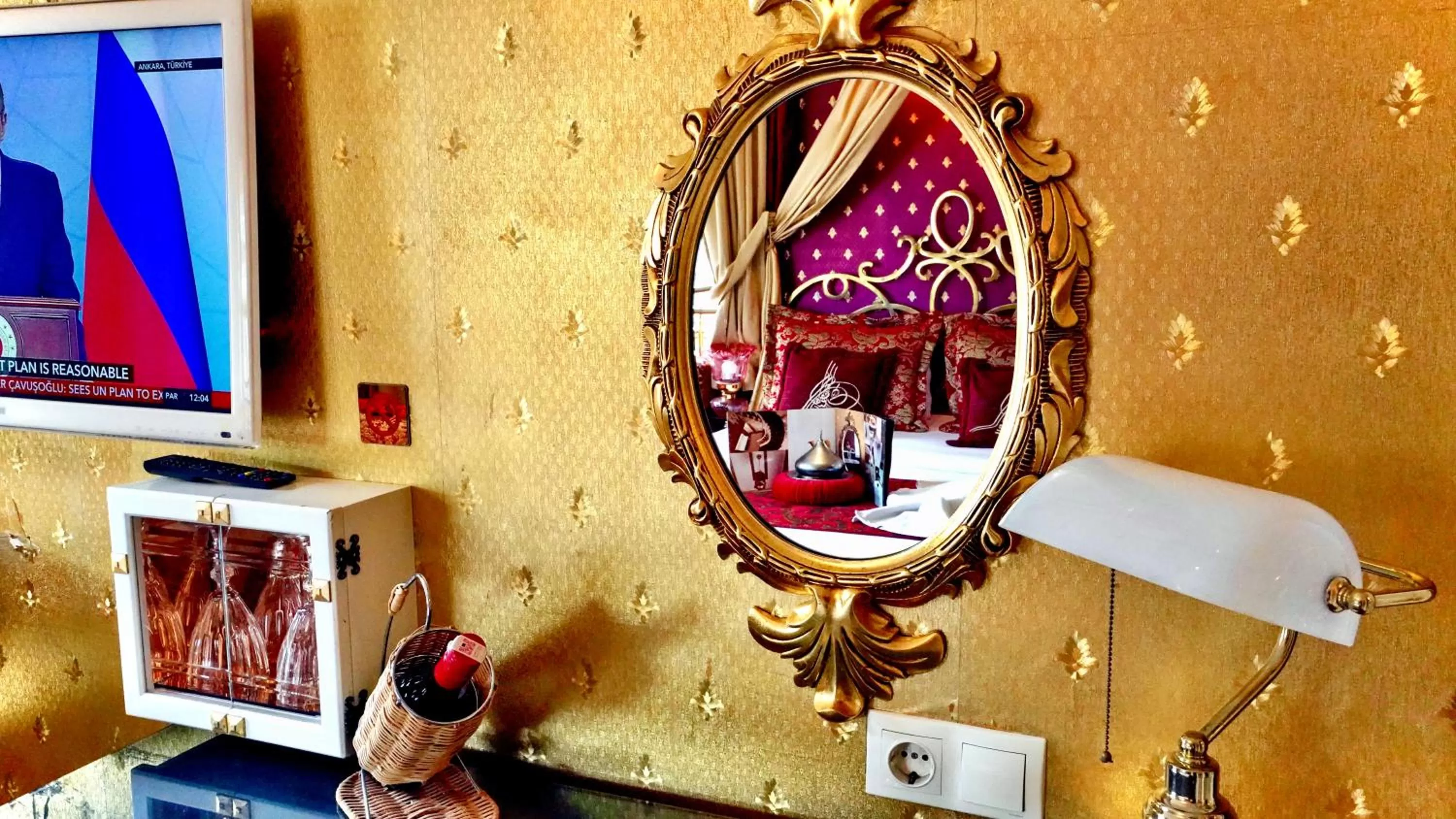 Decorative detail in Sultan Tughra Hotel