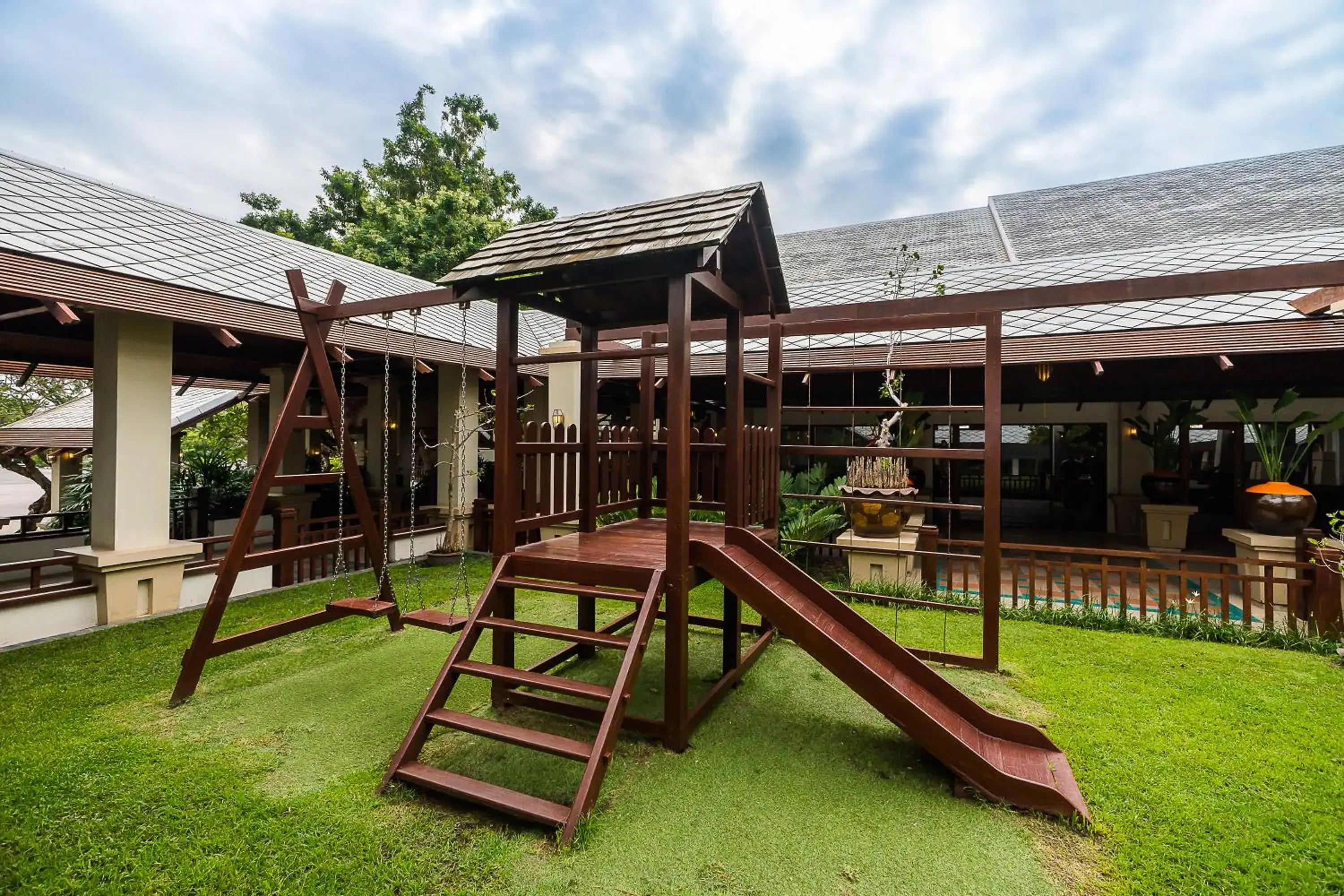 Children play ground, Children's Play Area in Ravindra Beach Resort & Spa - SHA Extra Plus