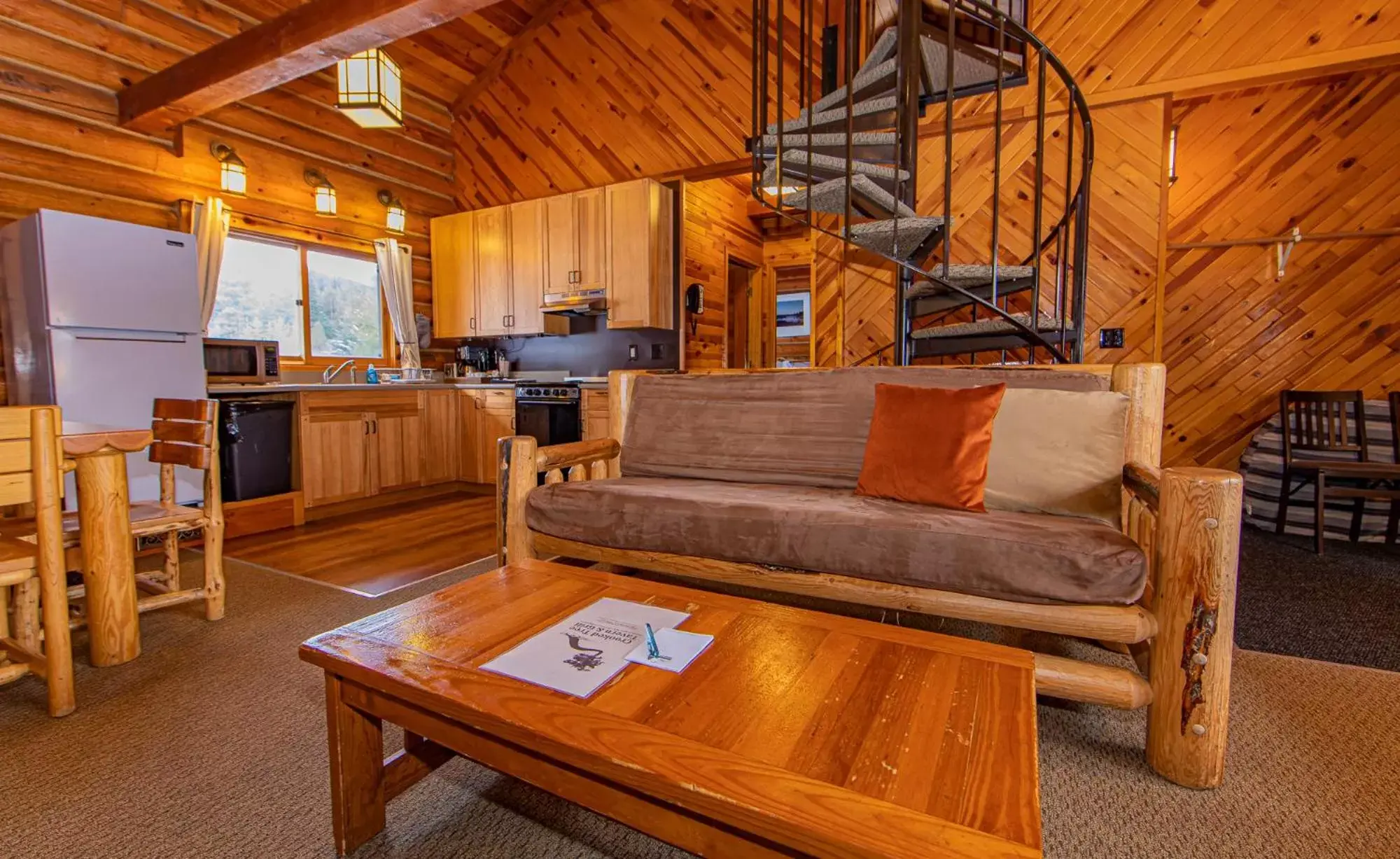 Living room, Seating Area in Cooper Spur Mountain Resort