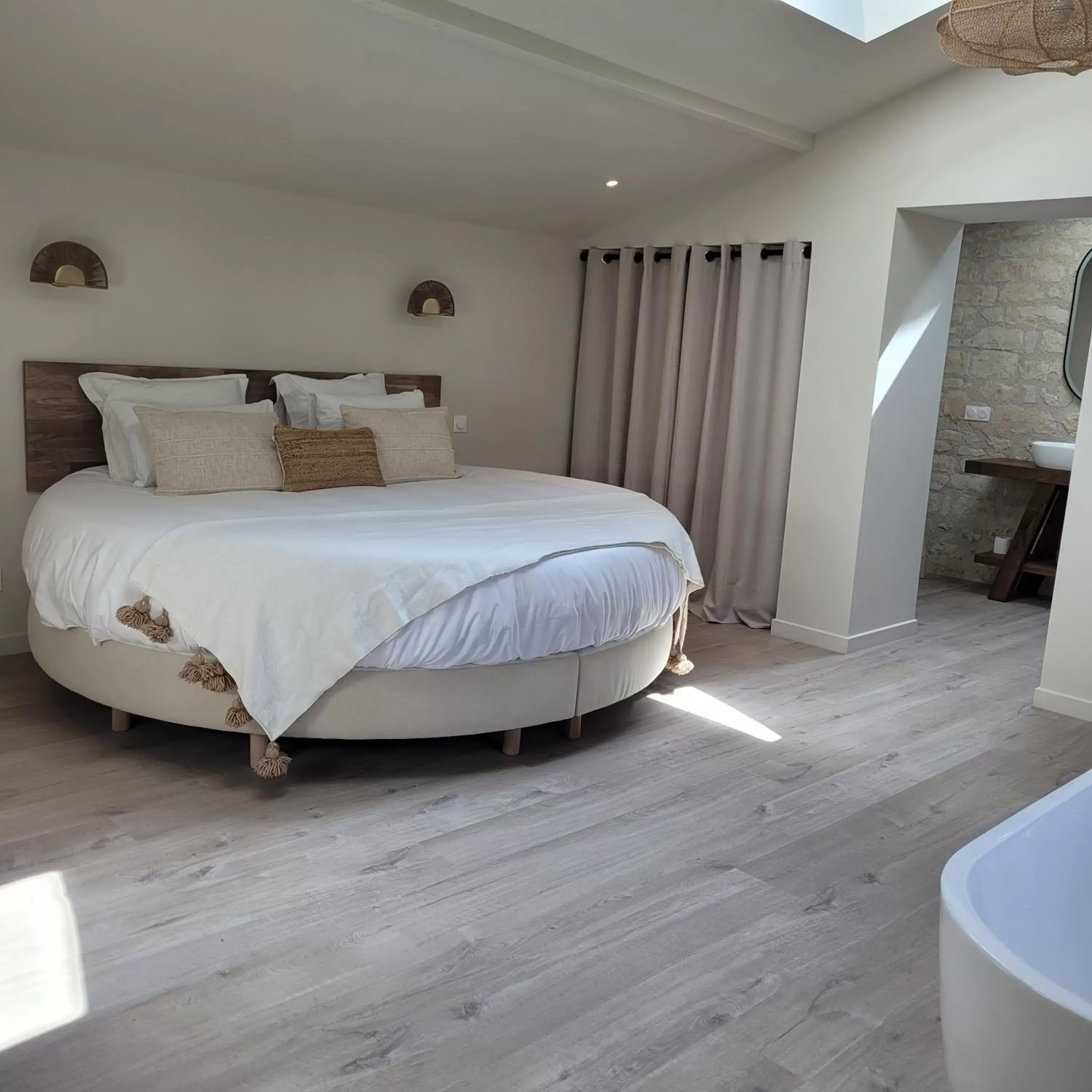 Bed in Hôtel Rive Sud