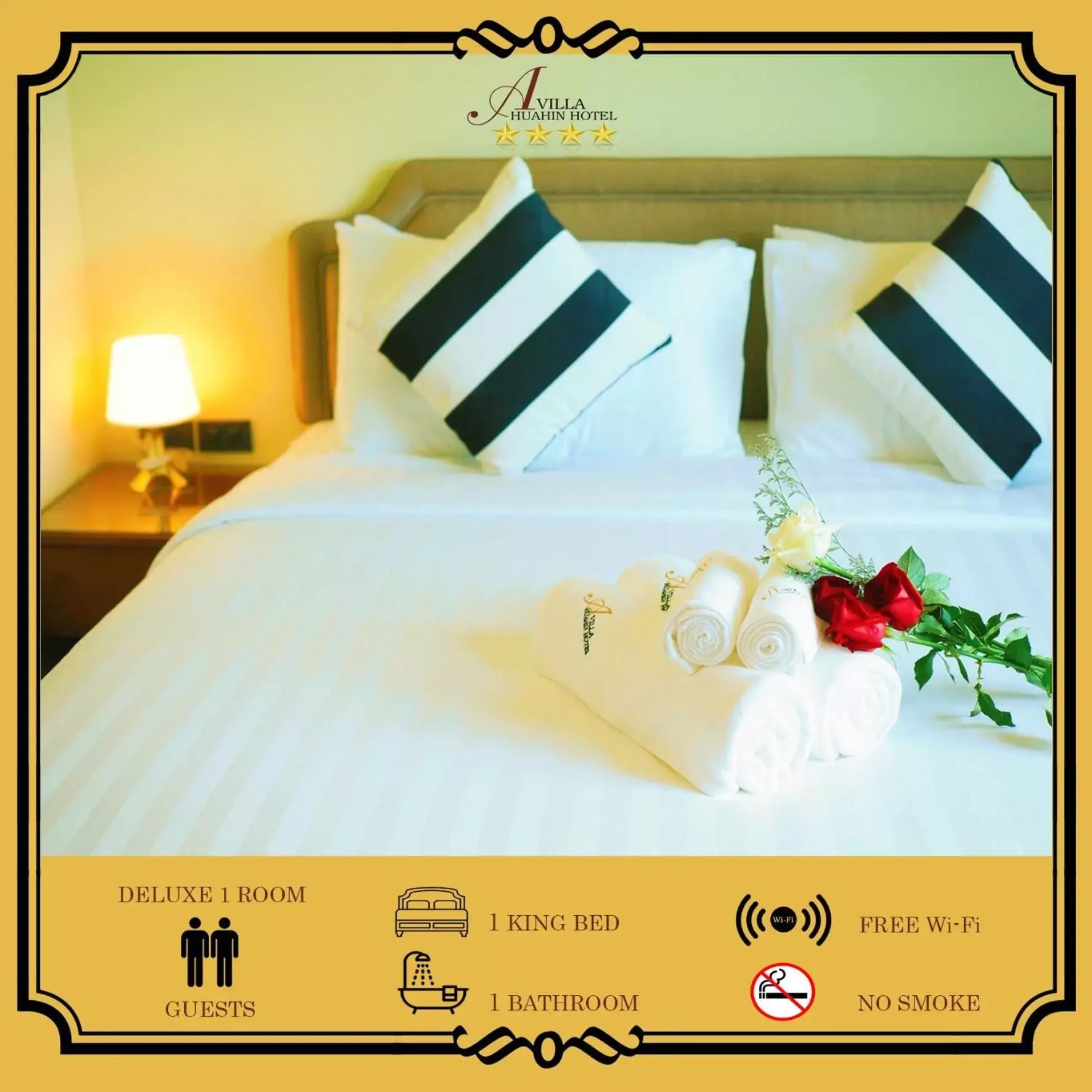 Photo of the whole room, Bed in A Villa Hua Hin Hotel Photo of the whole room, Bed in A Villa Hua Hin Hotel