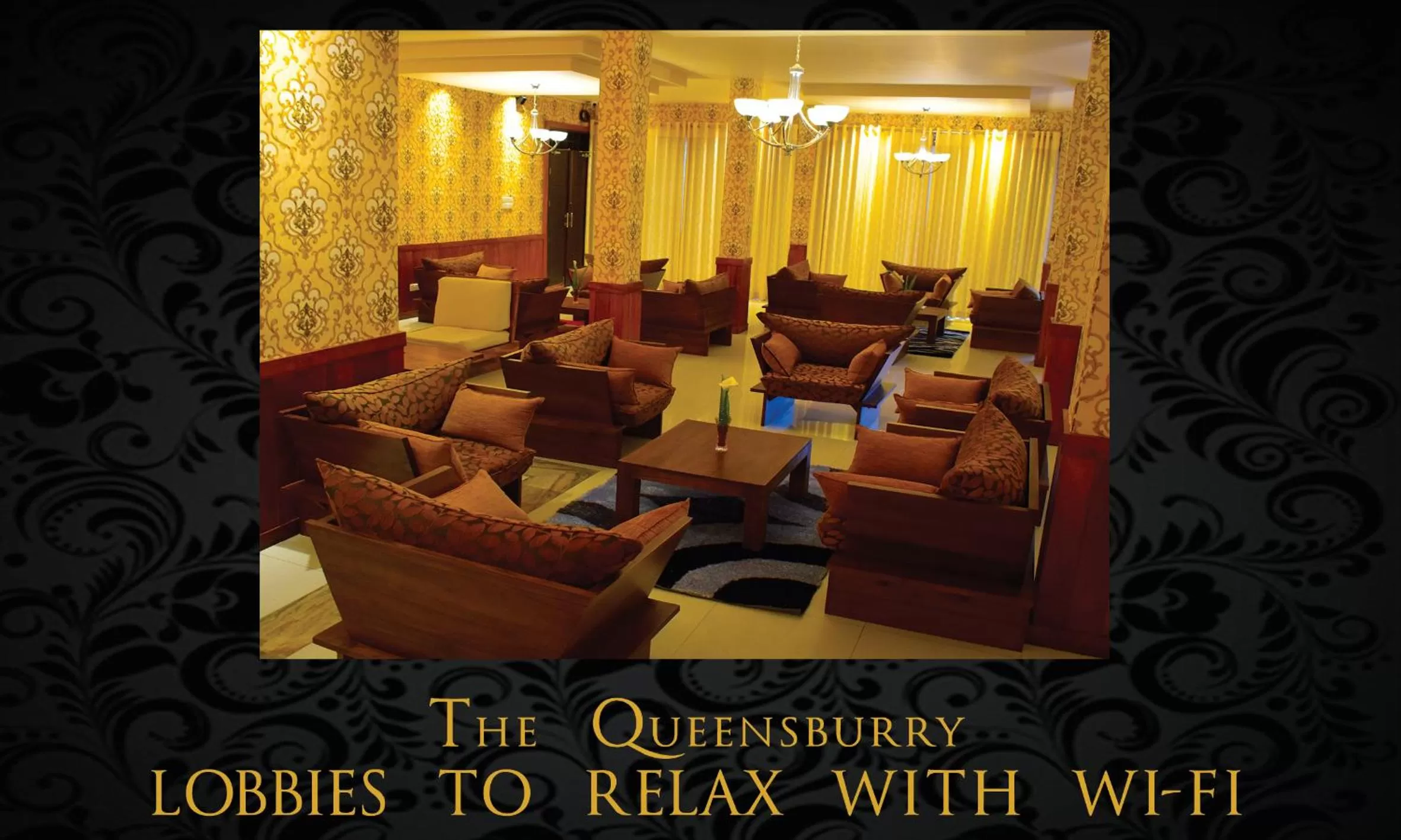 Lobby or reception in The Queensburry City Hotel