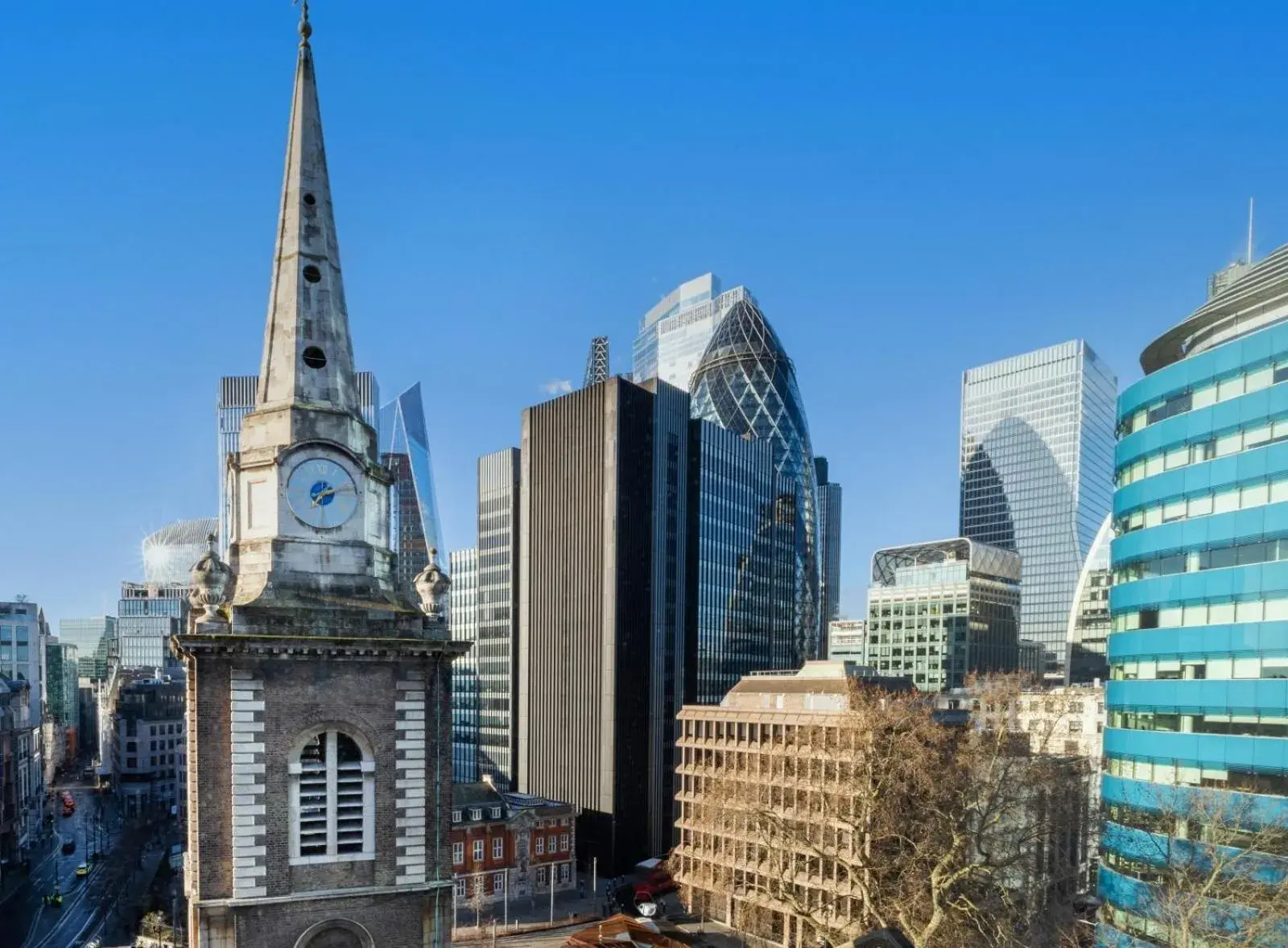 City view in Hotel Saint London City view in Hotel Saint London