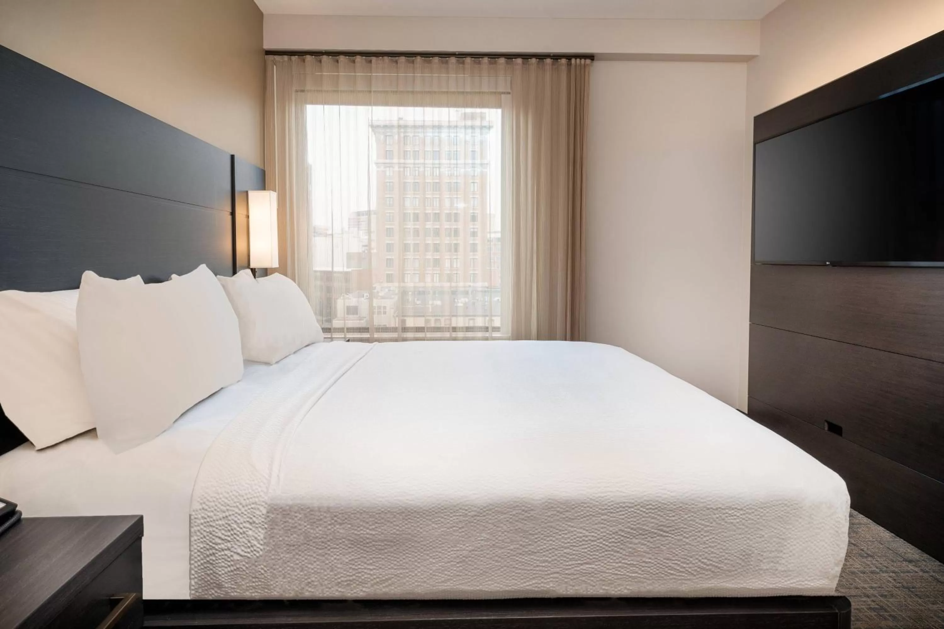 Bedroom, Bed in Residence Inn by Marriott Grand Rapids Downtown