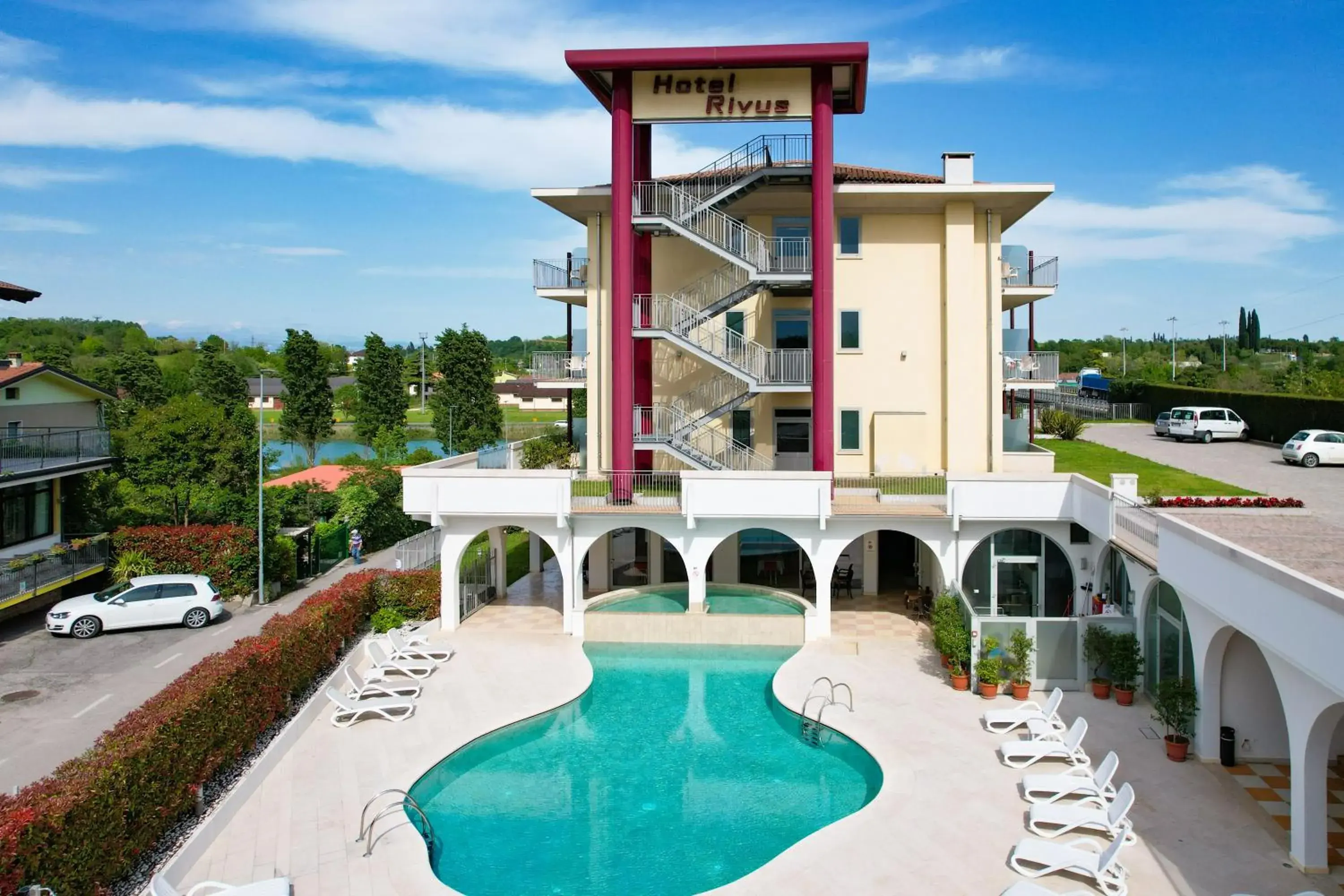 Pool View in Hotel Rivus