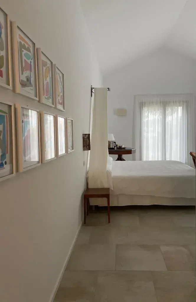 Bedroom, Bed in Masseria Fontana di Vite