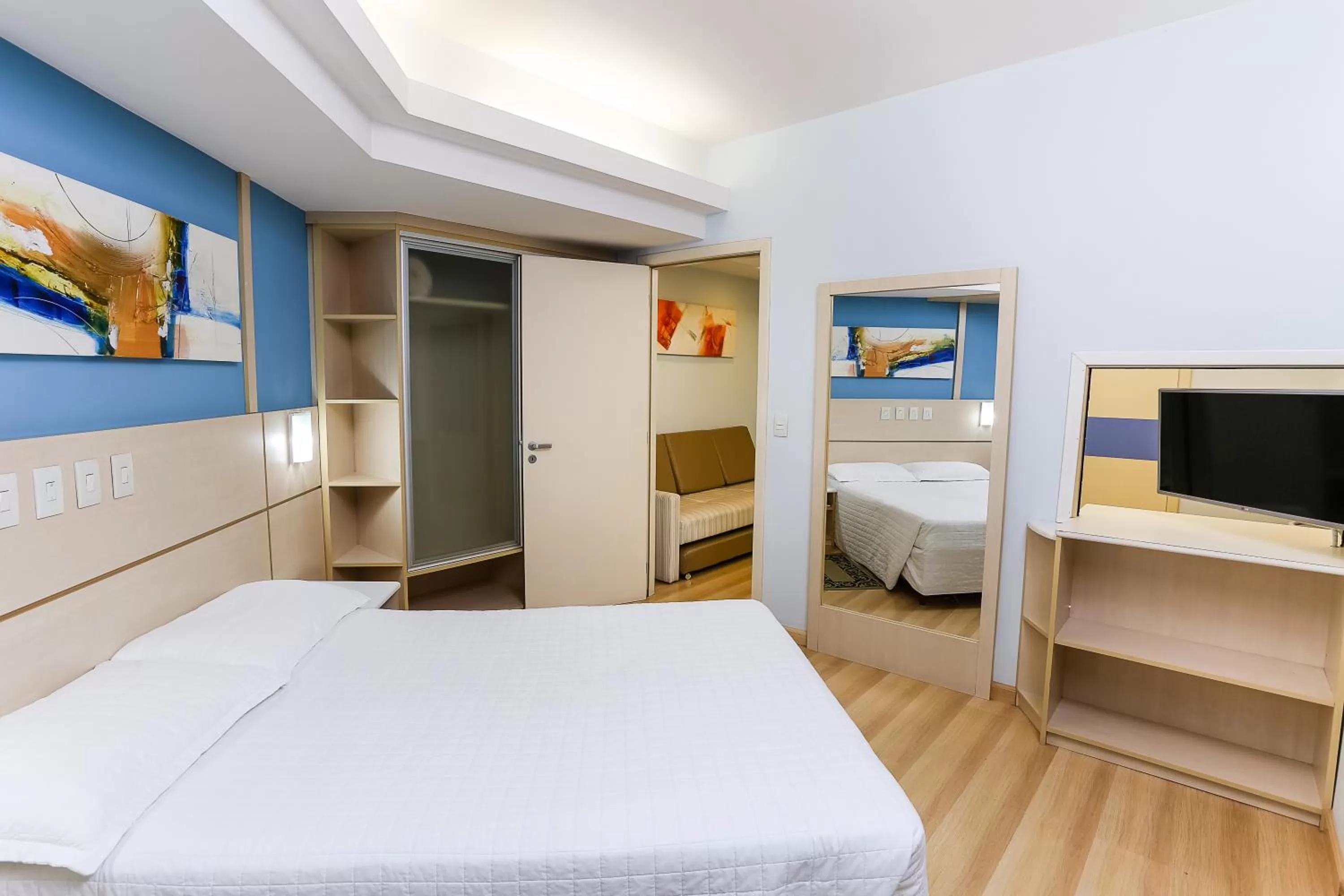Bedroom, Bed in Hotel Metropolitan Canoas