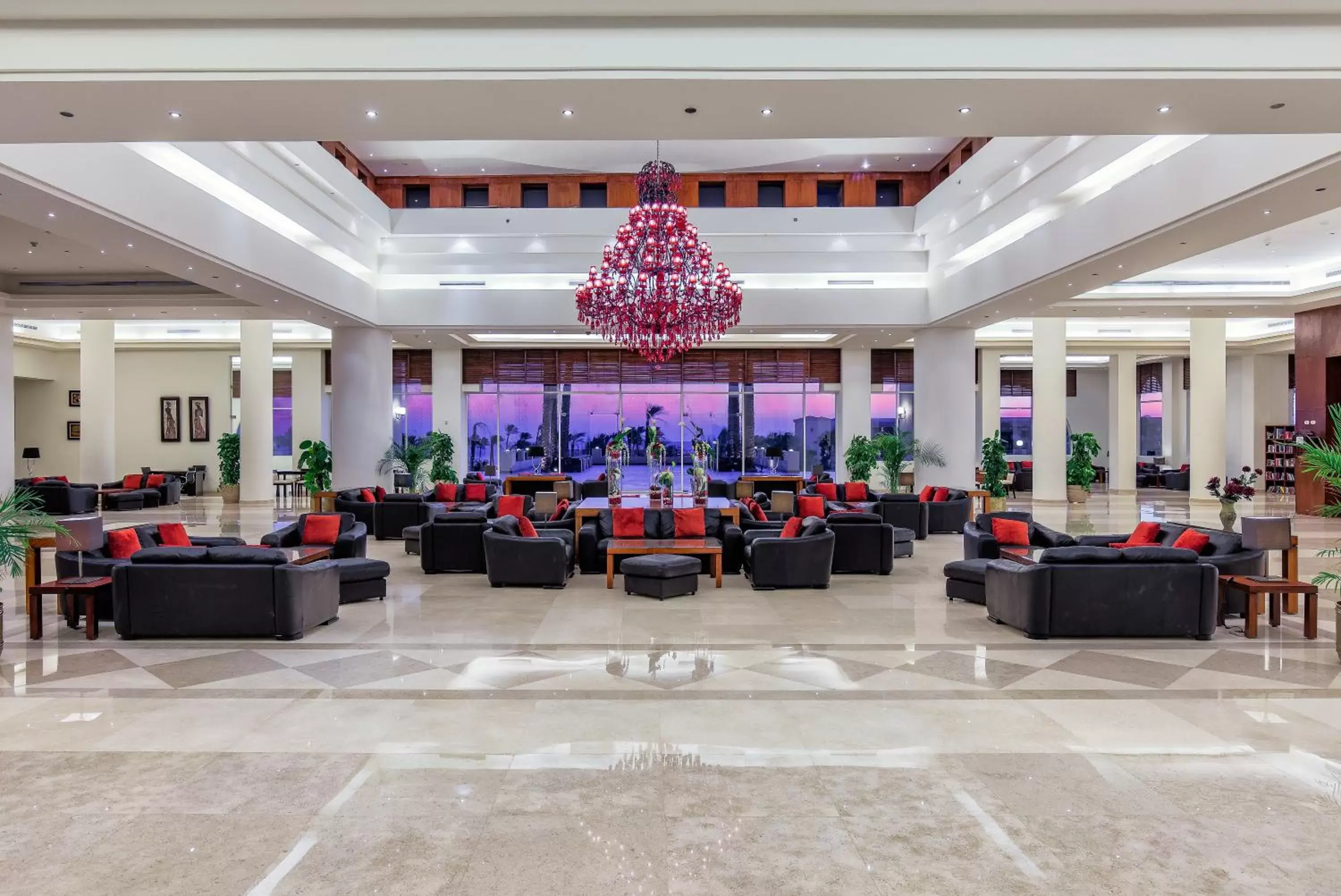 Lobby or reception, Restaurant/Places to Eat in Cleopatra Luxury Resort Makadi Bay