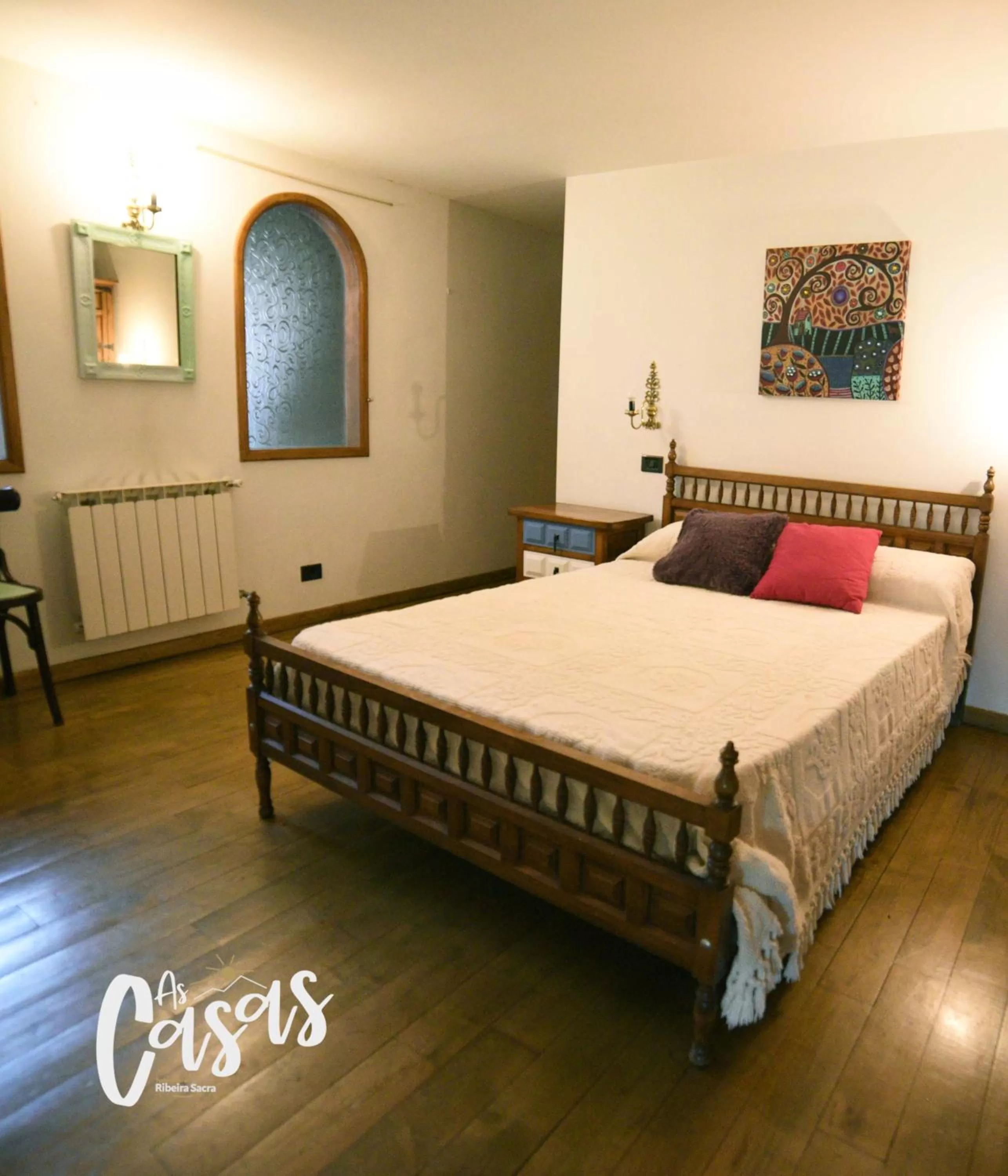 Photo of the whole room in As Casas Ribeira Sacra