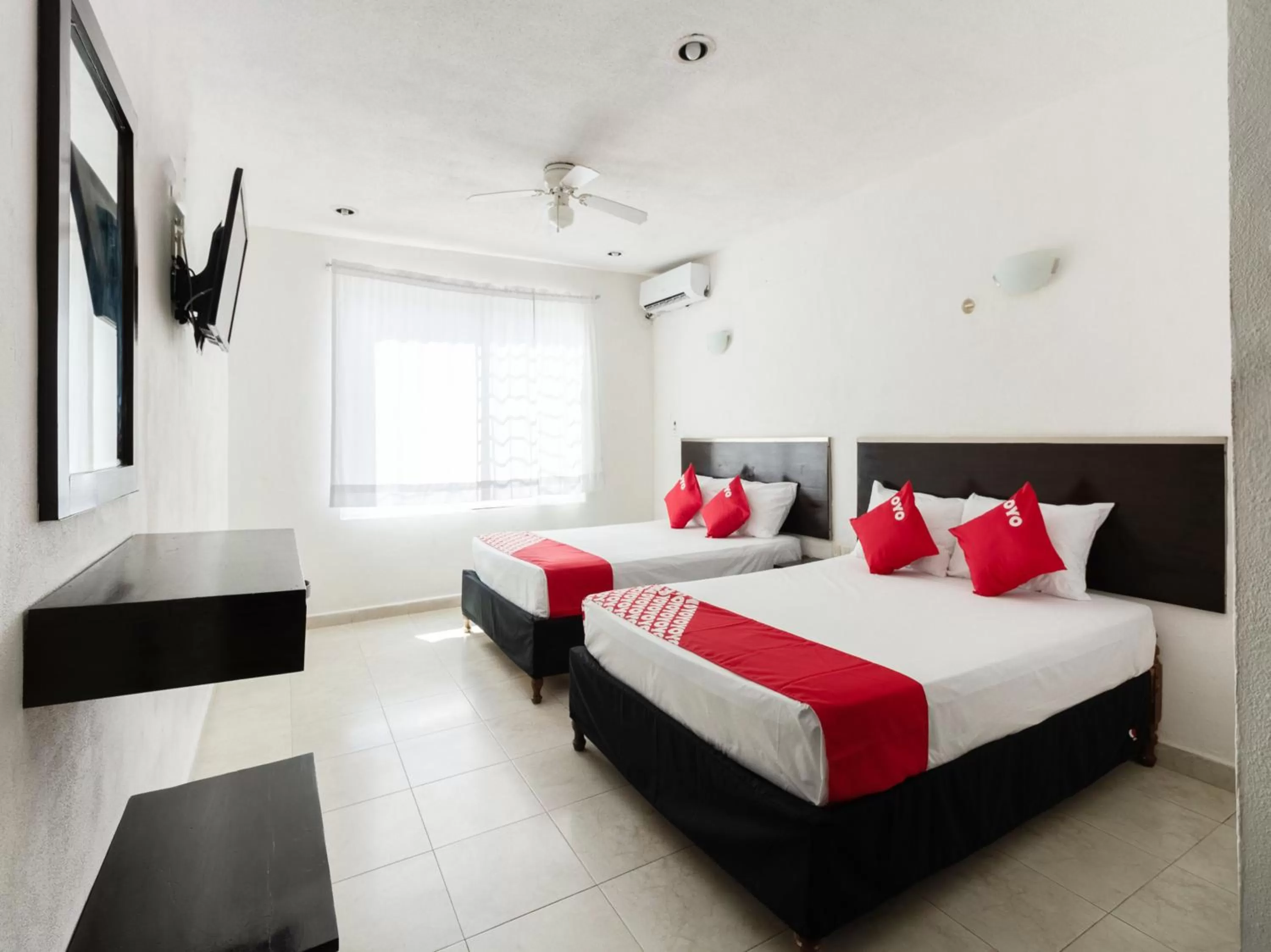 Bedroom, Bed in OYO Hotel Puesta del Sol, Santa Ana, Campeche